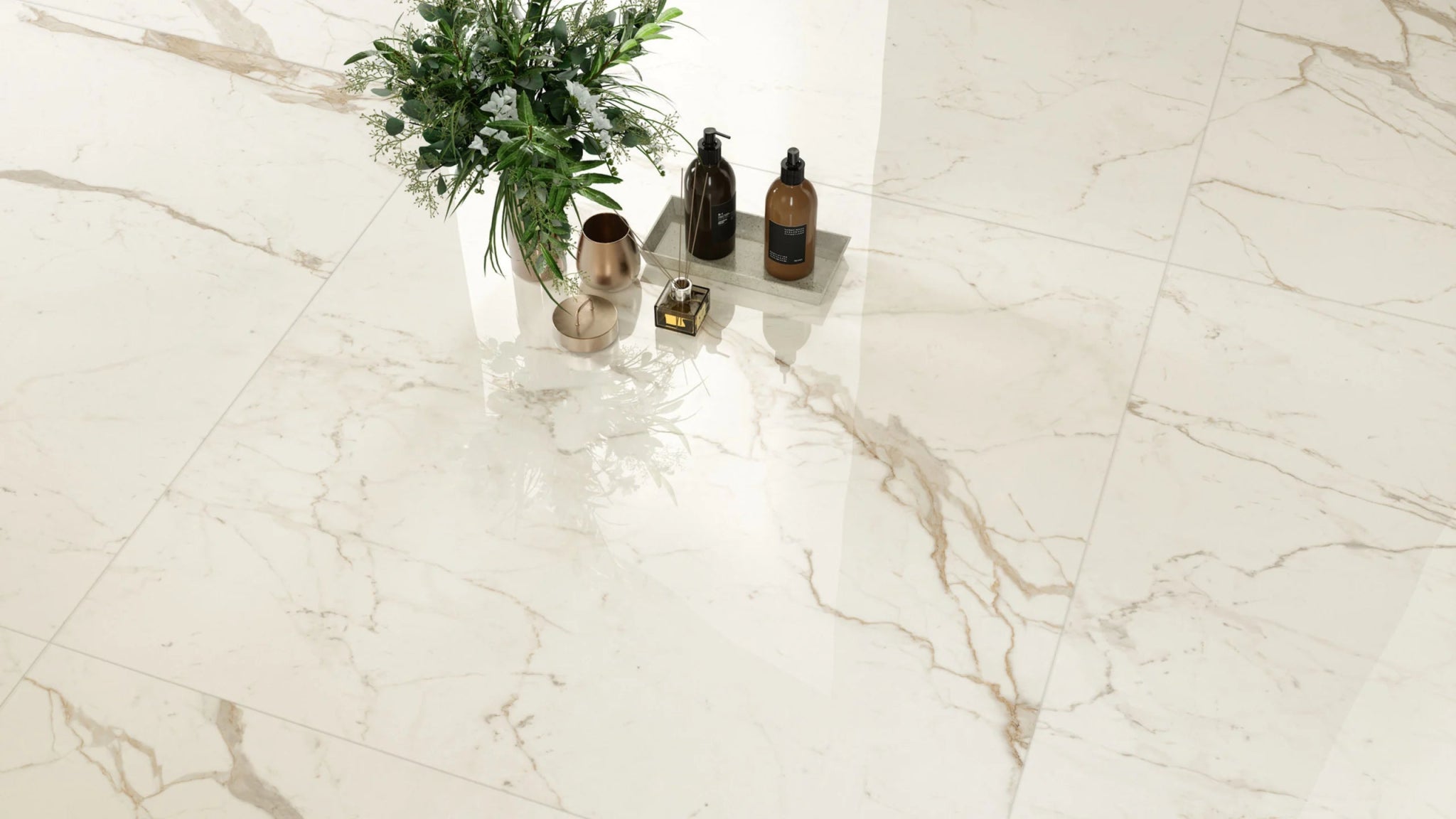 Atlas Concorde Marvel Shine A5TD vloertegel 60x60cm 9mm zijdeglans rect. Cal.Prest. - Mozaiektegel.com