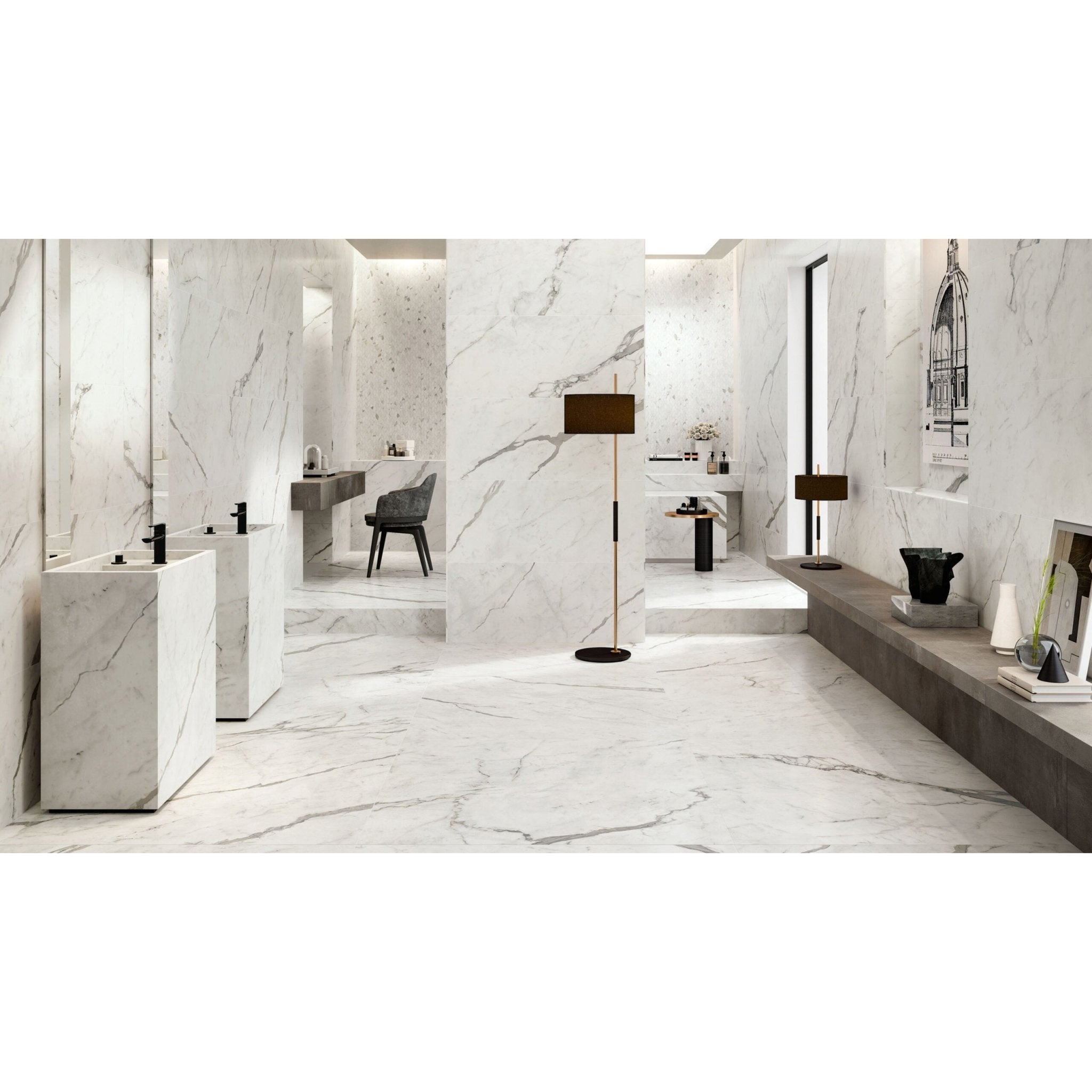 Atlas Concorde Marvel Shine A5TI VLtegel 30X60cm 9mm z.glans rect. Stat. Supr. - Mozaiektegel.com