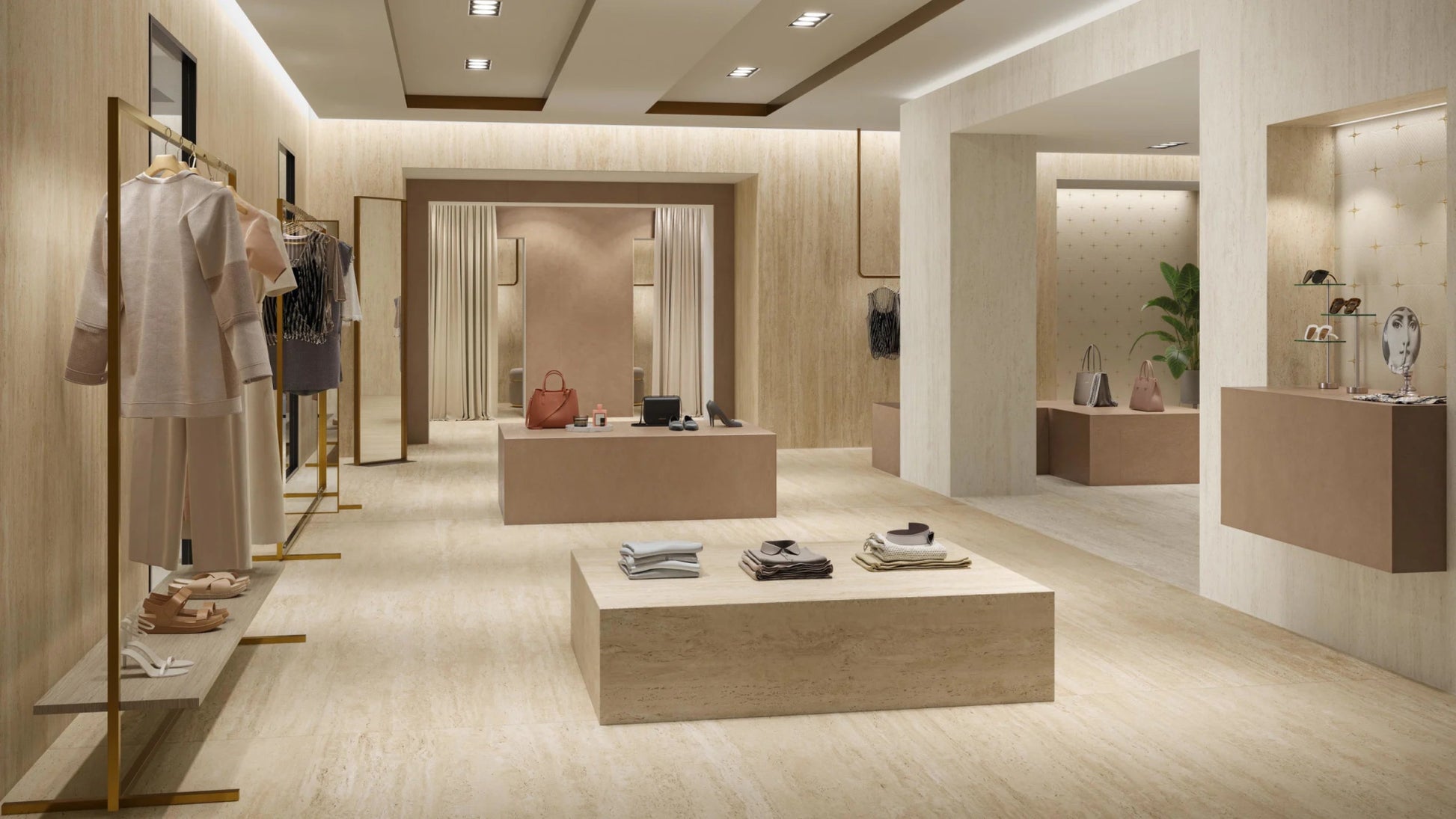 Atlas Concorde Marvel Travertine AFUA VLtegel 60x120cm 9mm mat rect. R10 sand vein - Mozaiektegel.com