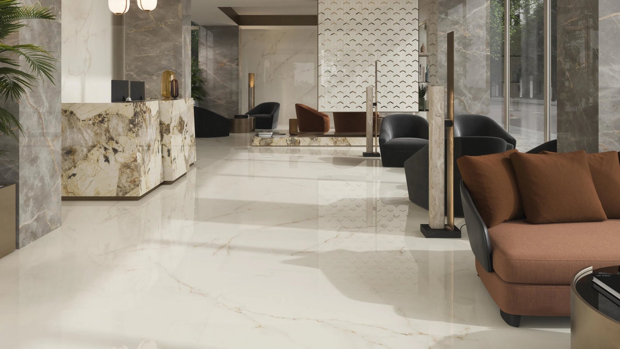 Atlas Concorde Marvel X A8Z2 vloertegel 60x120cm 9mm glans rect. calac. apuano - Mozaiektegel.com