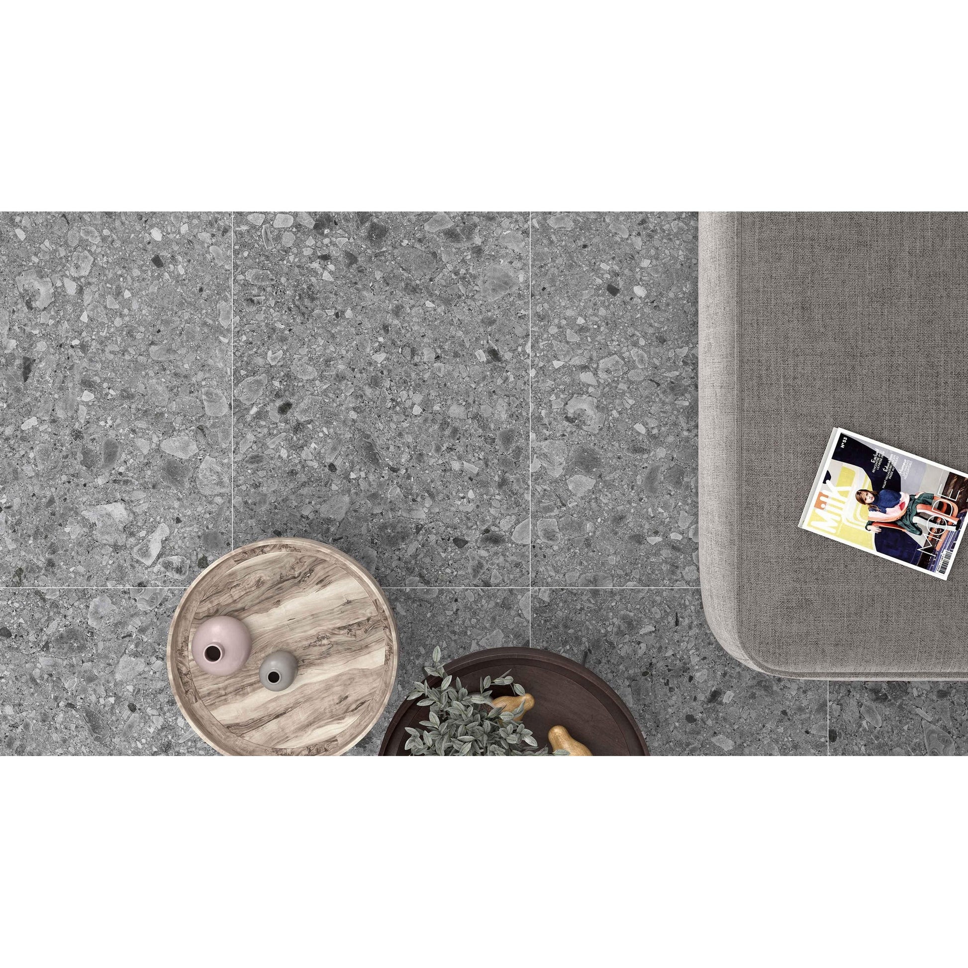 Beste Koop Flodsten 36331 Vloertegel 600X600 Smoke 9mm Mat Ret.R10 - Mozaiektegel.com