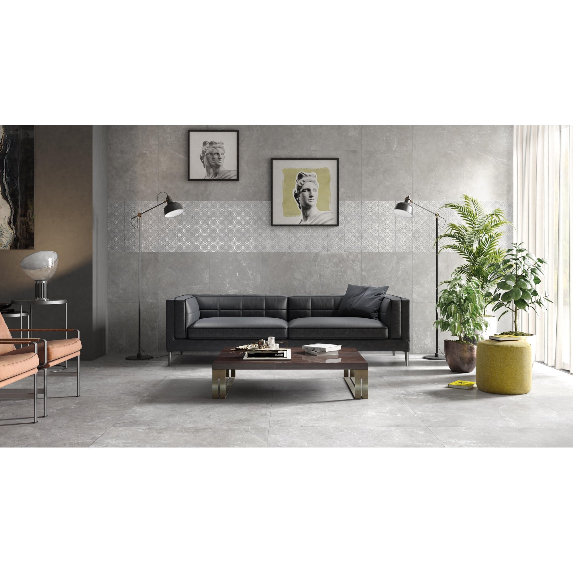 Beste Koop Harmony Vloertegel 1000X1000 Grey 8,5mm Mat Ret.R10 - Mozaiektegel.com