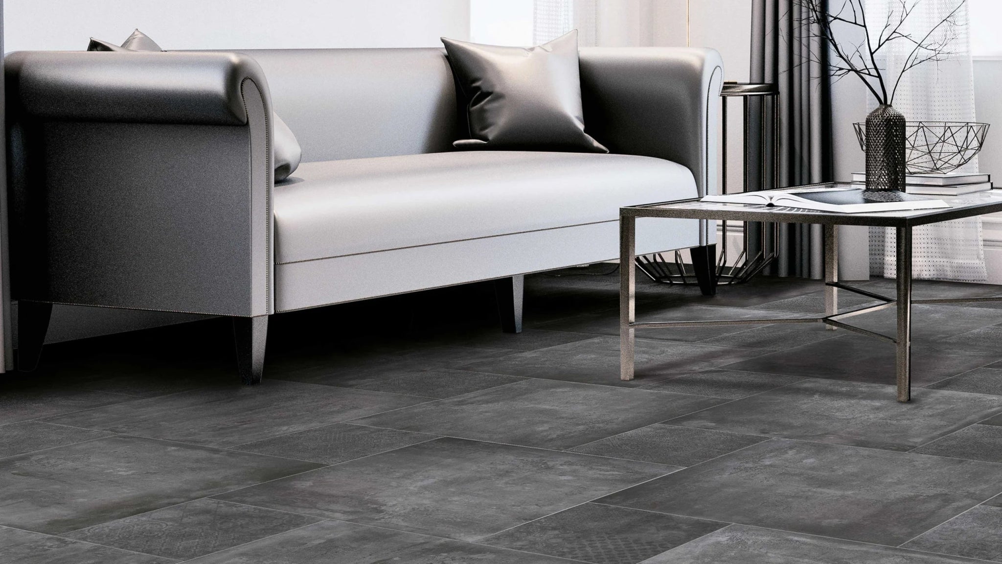 Beste Koop Icon Vloertegel 300X600 Black 9mm Mat Ret.R9 - Mozaiektegel.com