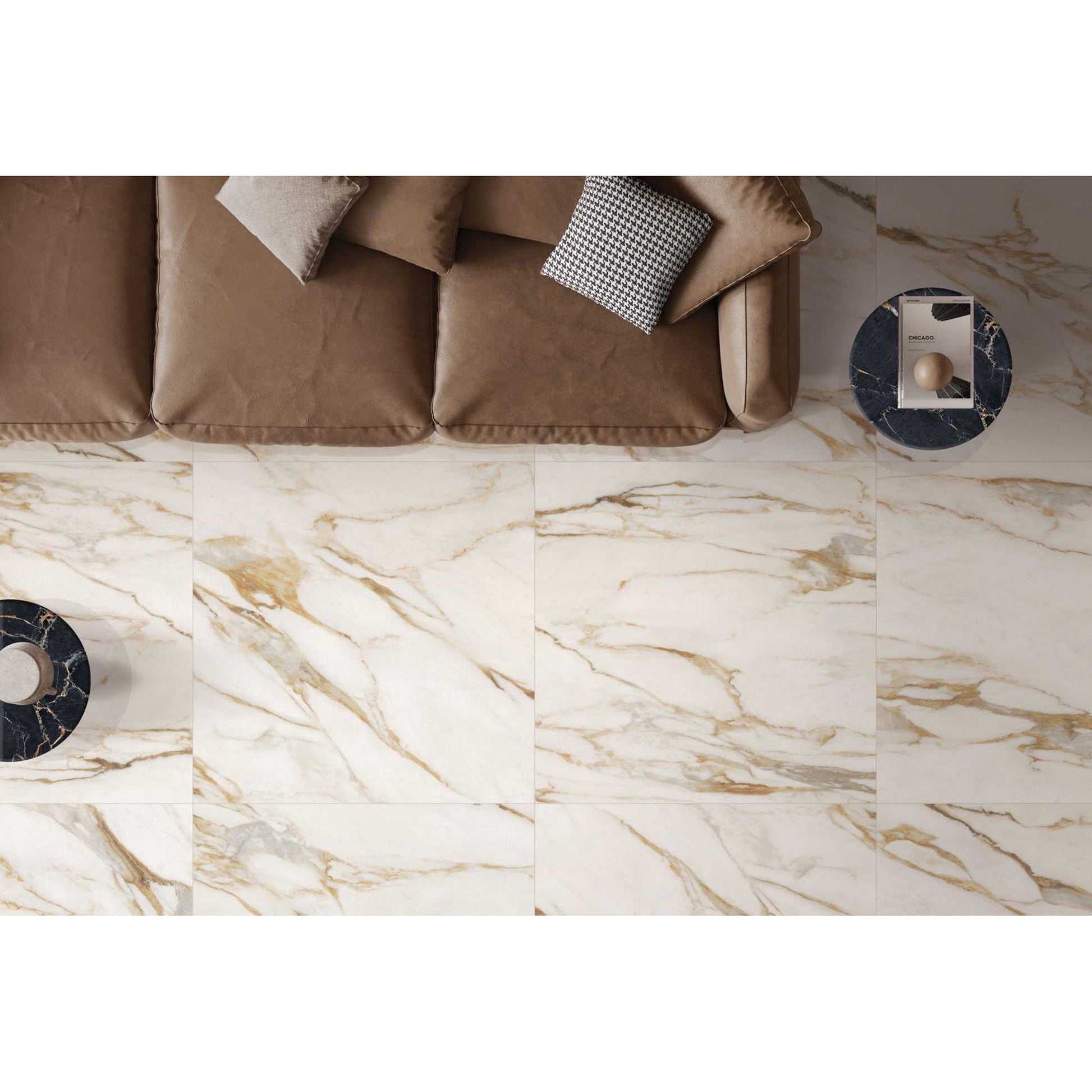 Beste Koop Signoria Vloertegel 600X1200 Cala.Ven.Oro 8,5mm Mat Ret.R10 - Mozaiektegel.com