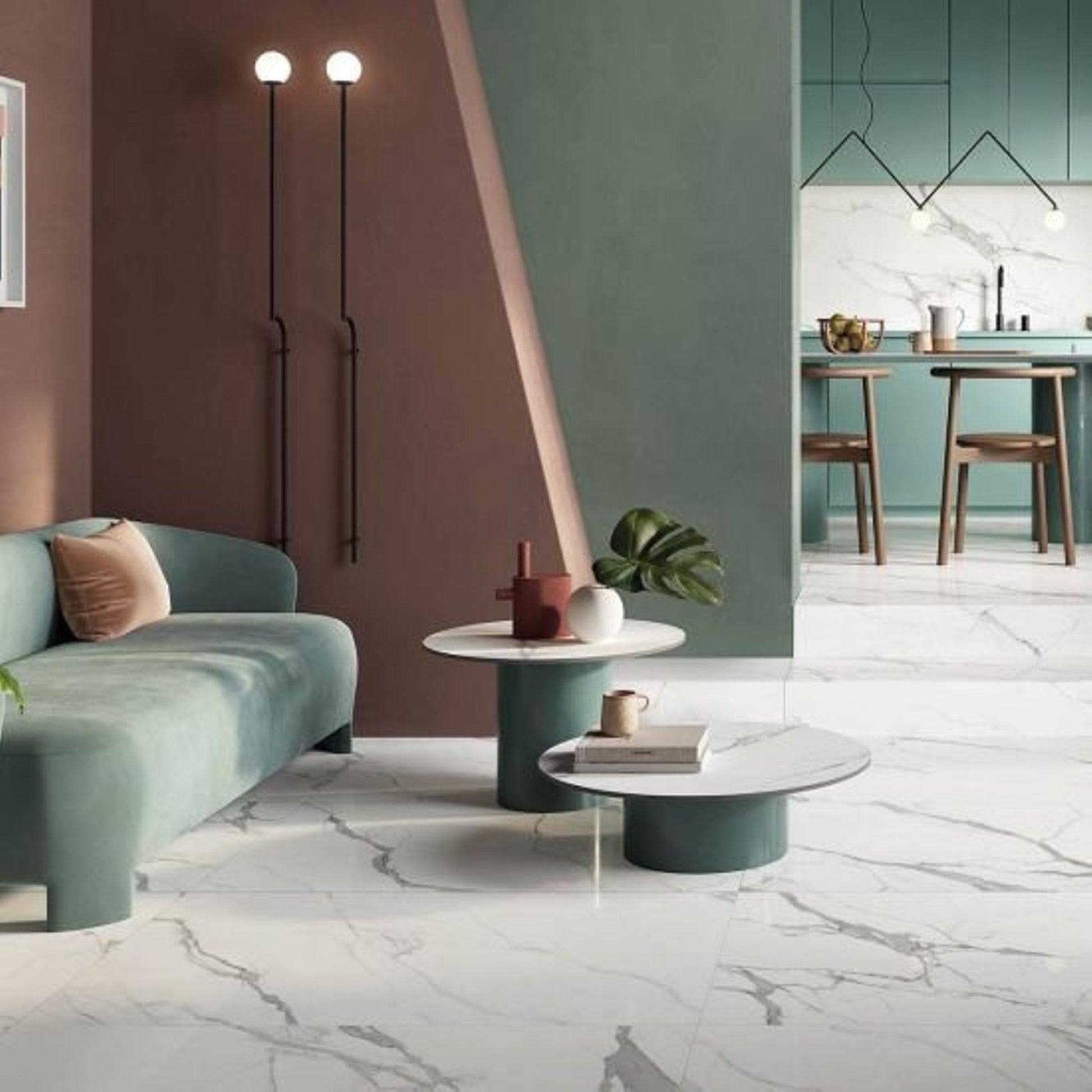 Beste Koop Signoria Vloertegel 600X1200 L.Statuario 8,5mm Mat Ret.R10 - Mozaiektegel.com