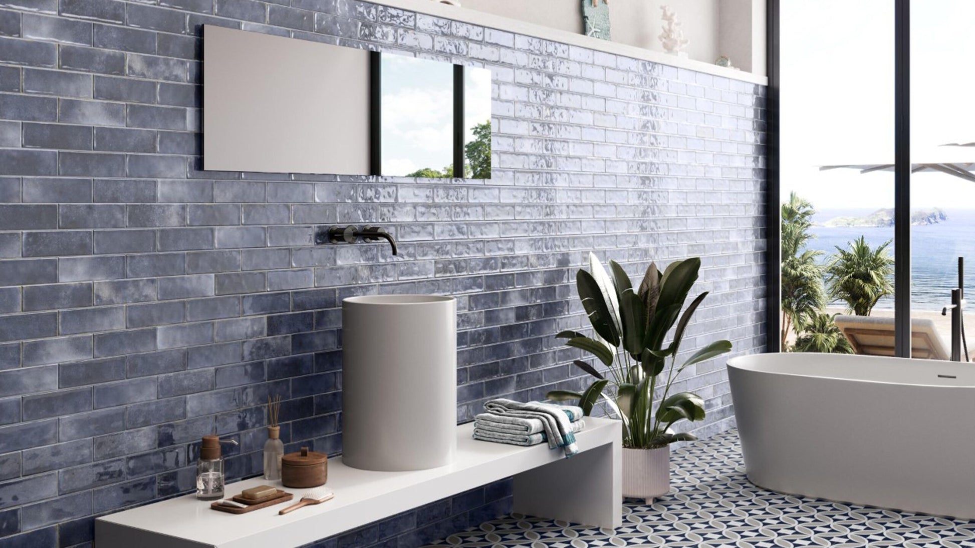 Beste Koop Voque Wandtegel 065X202 Denim 8mm Glans