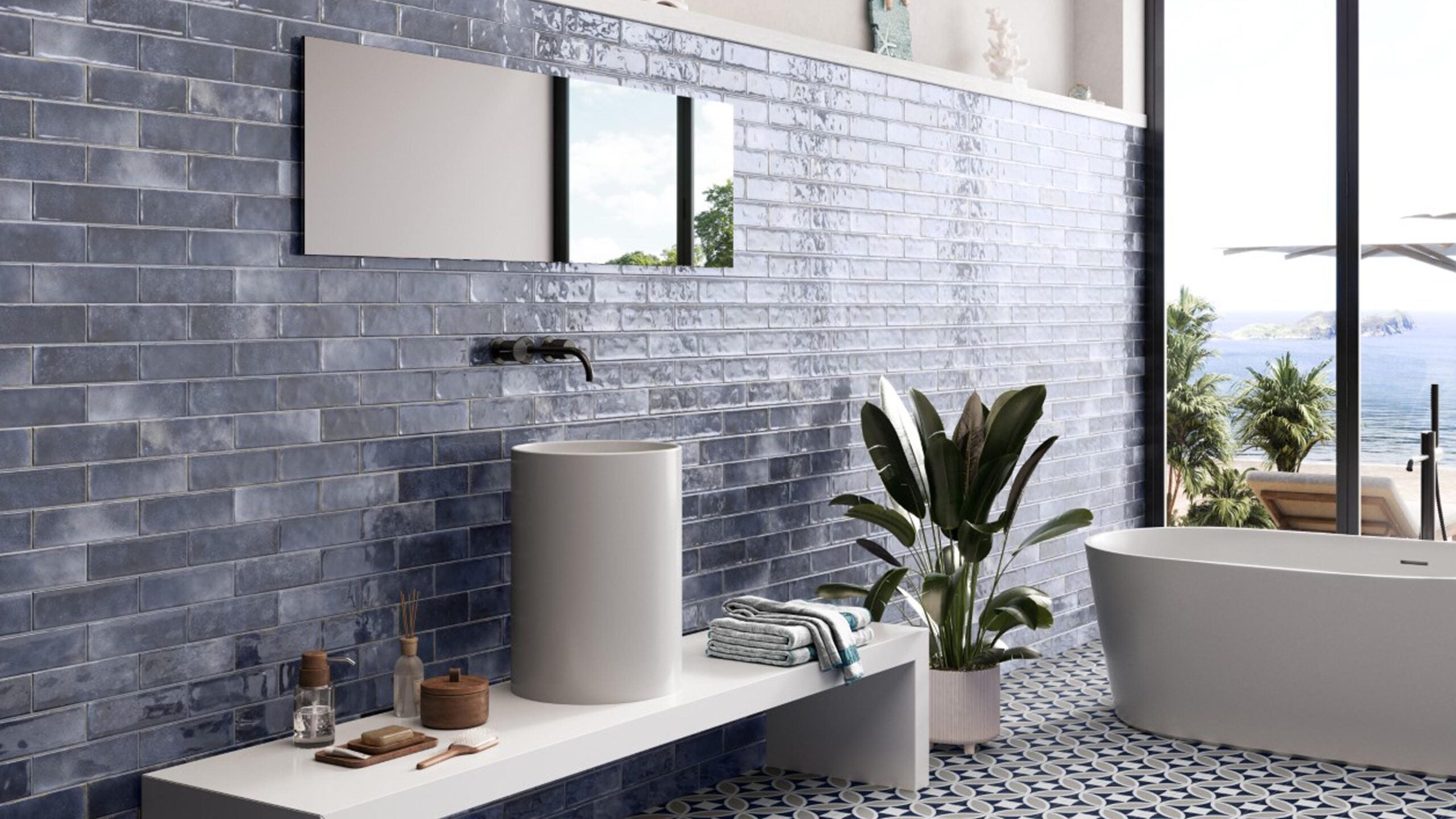 Beste Koop Voque Wandtegel 065X202 Denim 8mm Glans