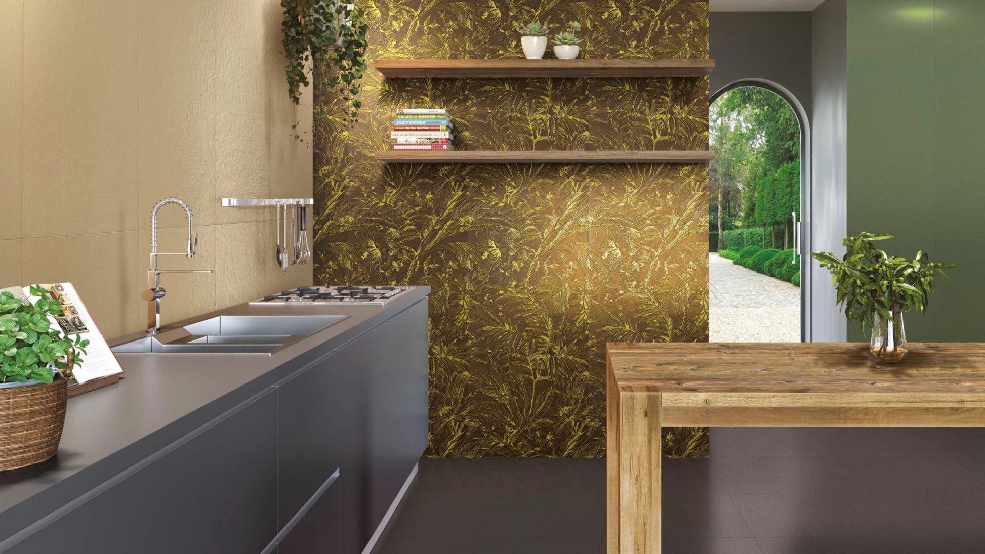 Cir Chromagic 1075313 Vloertegel 600X600 Green Guru 10mm Mat Ret.R10 - Mozaiektegel.com