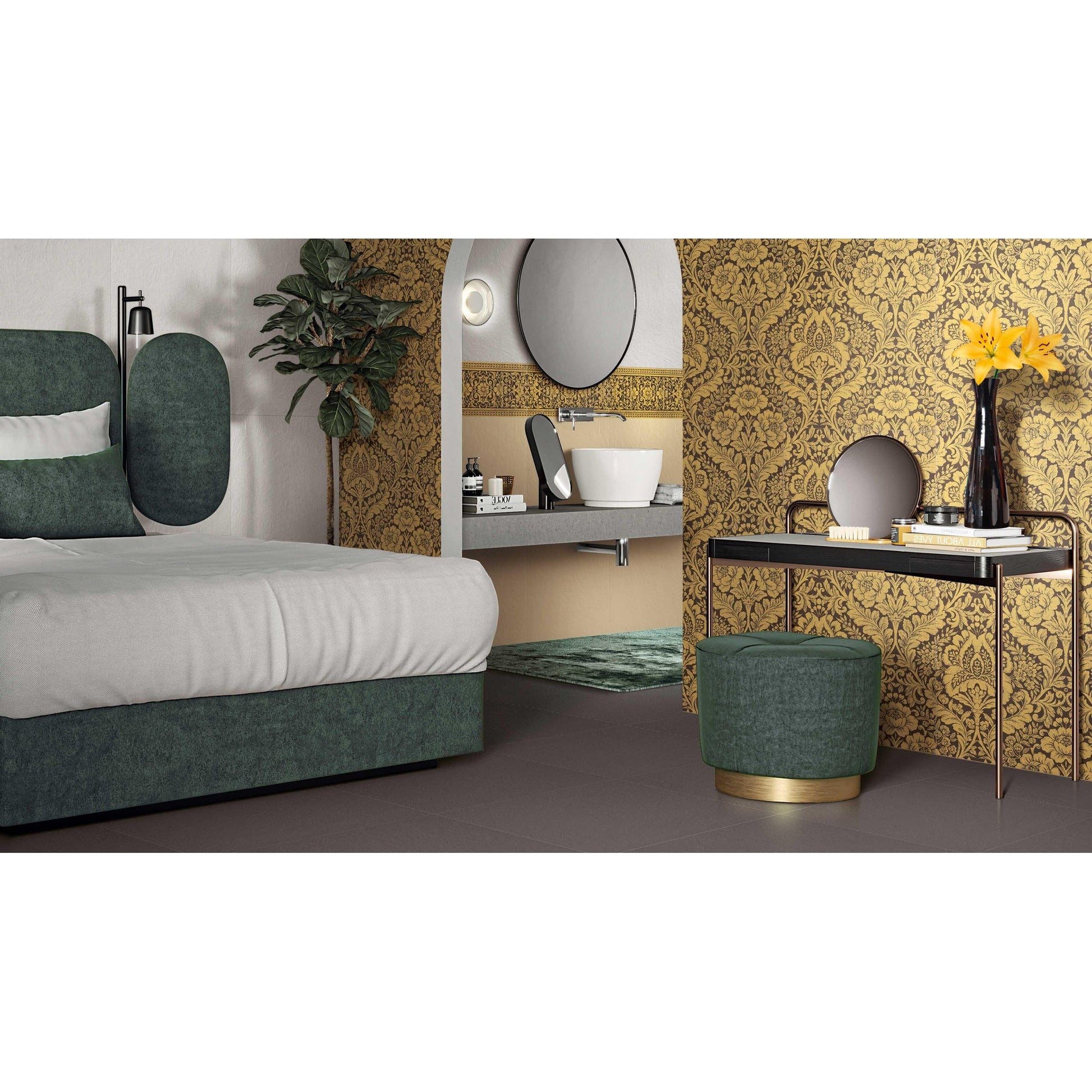 Cir Chromagic 1075318 Vloertegel 600X600 Tastey Oyster 10mm Mat Ret.R10 - Mozaiektegel.com