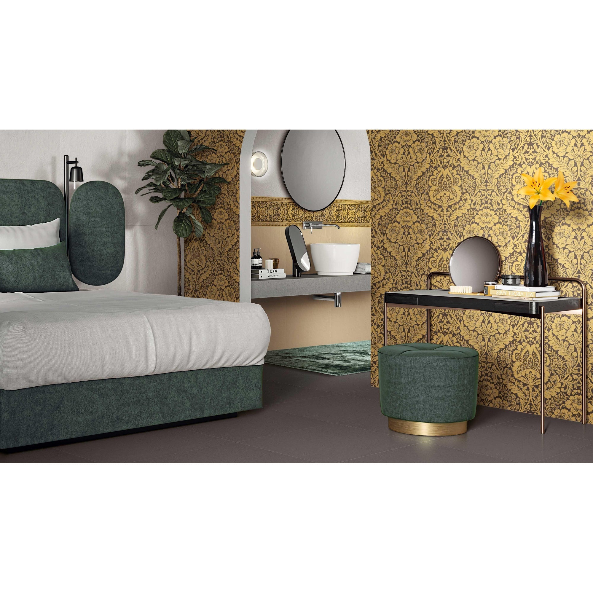 Cir Chromagic 1075318 Vloertegel 600X600 Tastey Oyster 10mm Mat Ret.R10 - Mozaiektegel.com