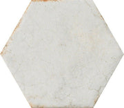 Cir Cotto del Campiano 1080612 Wandtegel 158X183 Bianco 10mm Glans Hexagon - Mozaiektegel.com