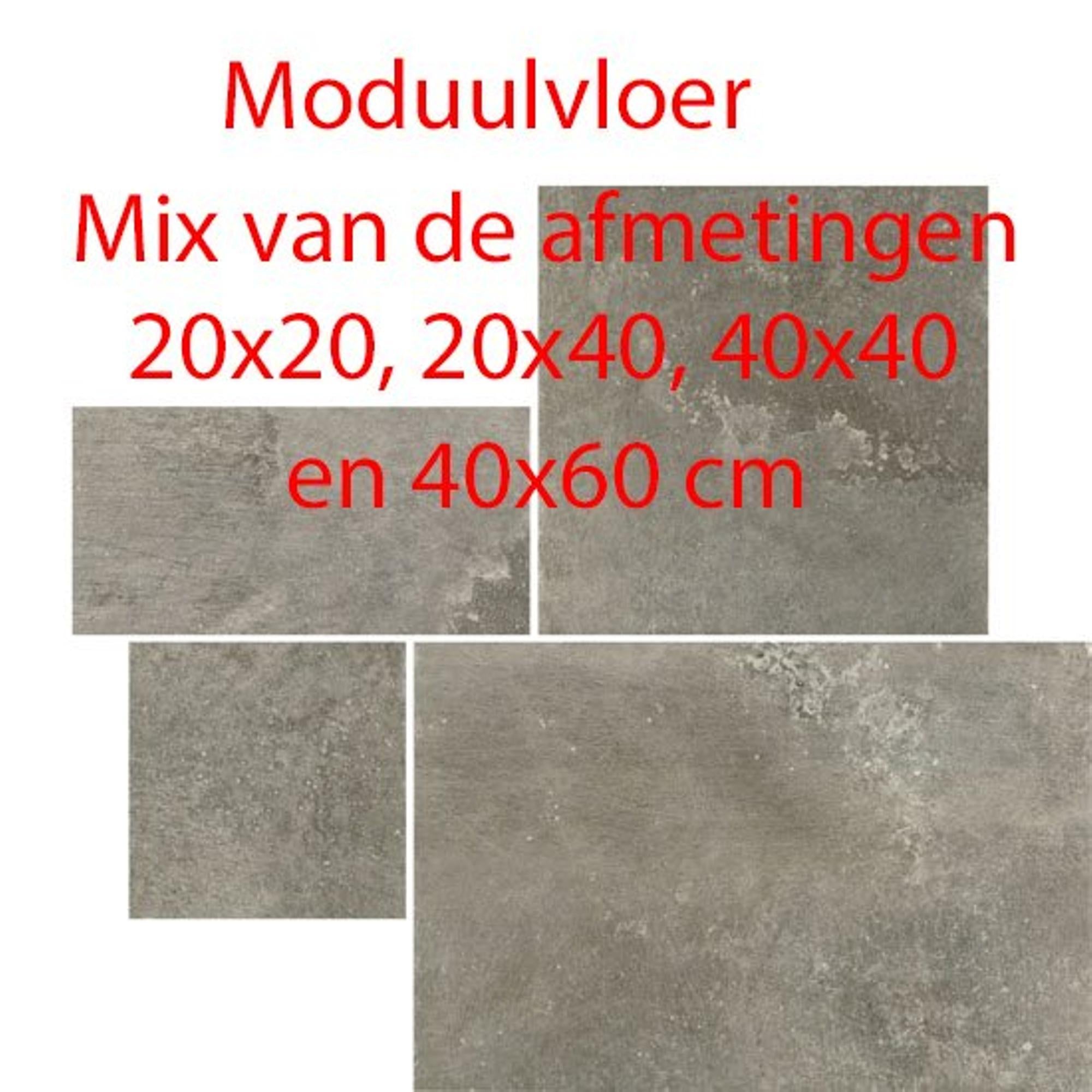 Cir Molo Audace 1068544 Mod.39 Vloertegel Modul. Bocca di Lupo 10mm Mat R10 - Mozaiektegel.com