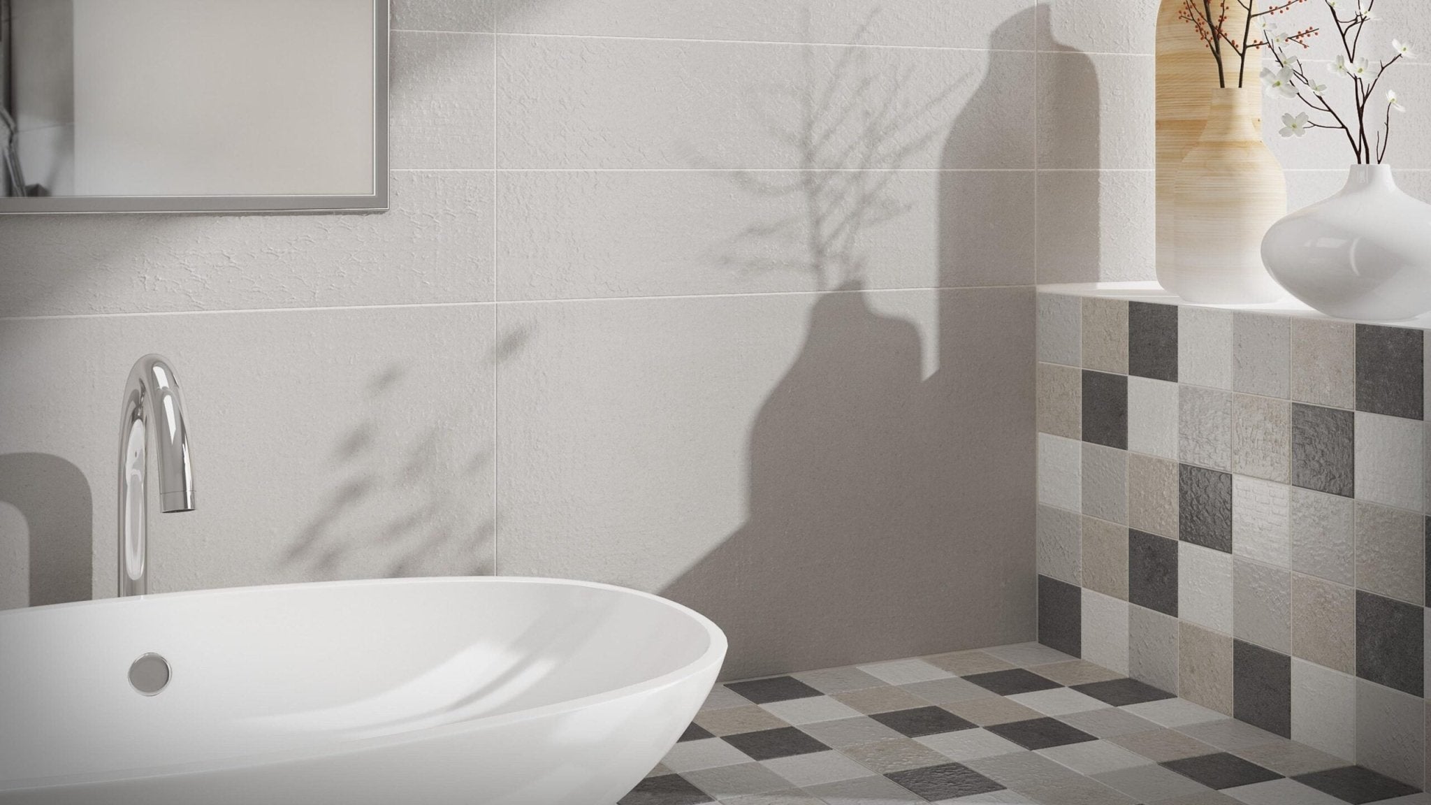 Colorker Activ 215214 Wandtegel 250X400 Taupe 8.2mm Mat - Mozaiektegel.com