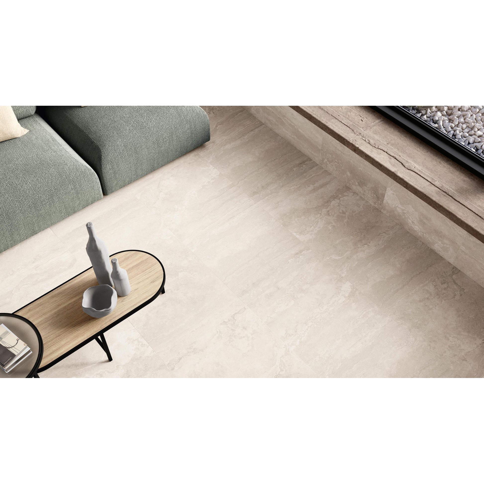 Colorker Athena 230365 Vloertegel 595X595 Cream 8mm Mat Ret.R9 - Mozaiektegel.com