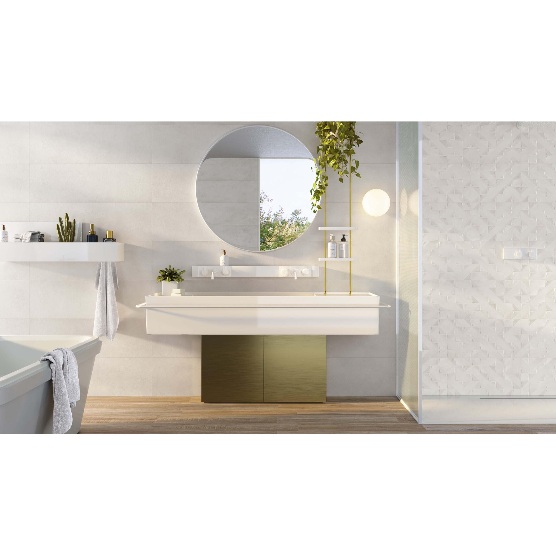 Colorker Bloom 220116 Wandtegel 316X1000 Moon 9.7mm Mat Ret.