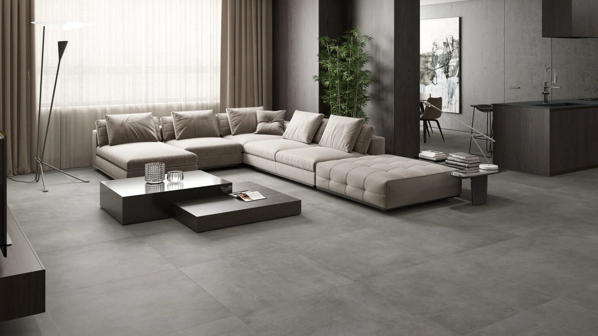 Colorker Boxer 224120 Vloertegel 900X900 Grey 10mm Mat Ret.R9 - Mozaiektegel.com