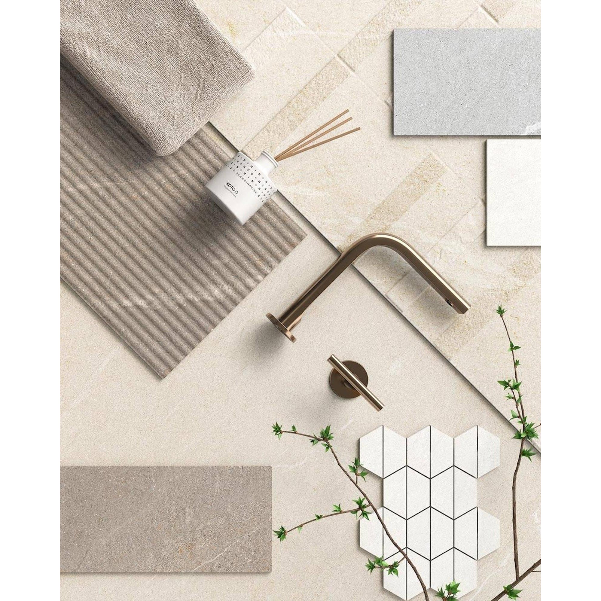 Colorker Dhara 230227 Vloertegel 295X595 Sand 8mm Mat Ret.R10 - Mozaiektegel.com