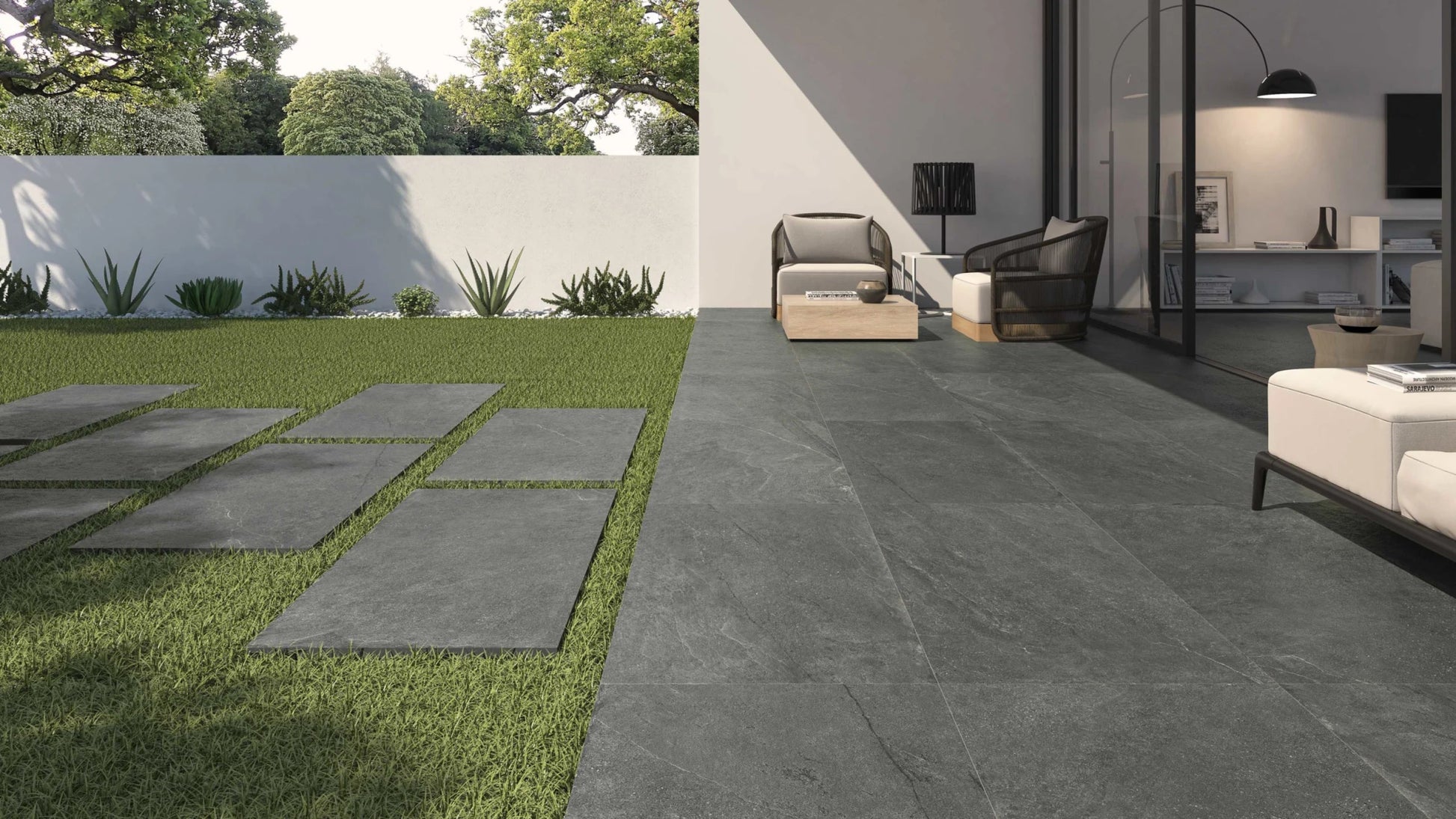 Colorker Horizon 224251 Vloertegel 595X1192 Dark 9,2mm Mat Ret.R10 - Mozaiektegel.com