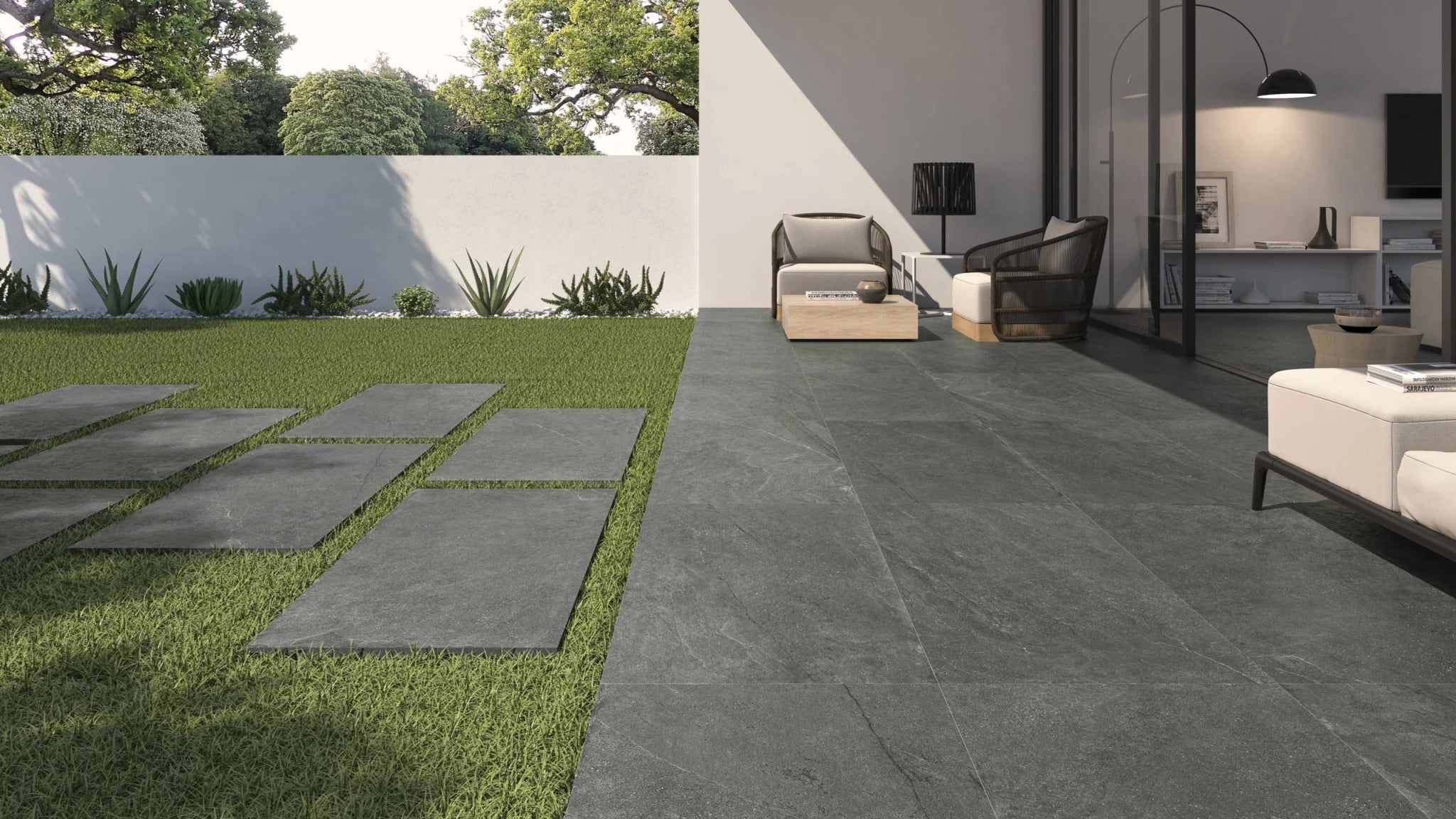 Colorker Horizon 224251 Vloertegel 595X1192 Dark 9,2mm Mat Ret.R10 - Mozaiektegel.com