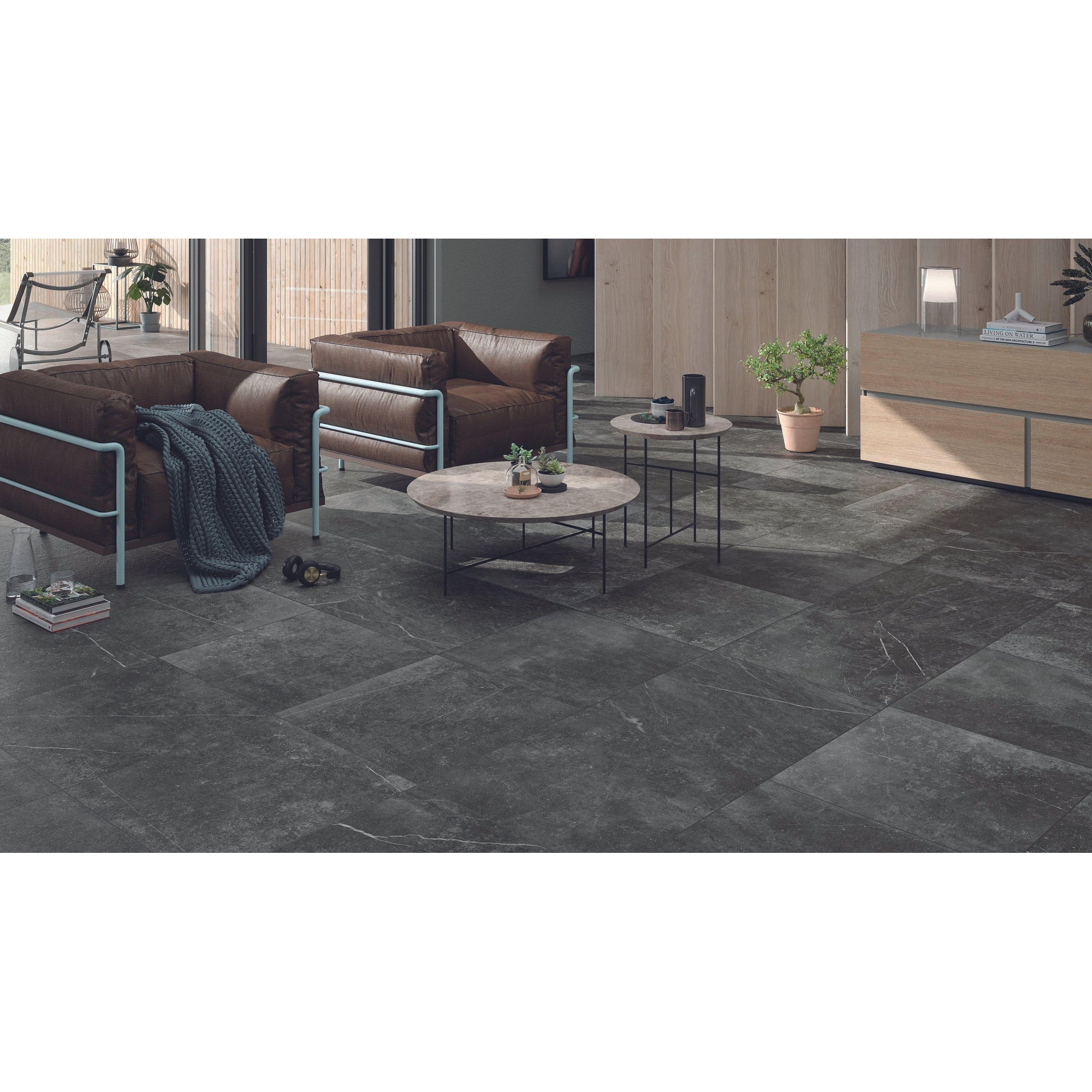 Colorker Kainos 220818 Vloertegel 900X900 Shadow 10mm Mat Ret.R10 - Mozaiektegel.com