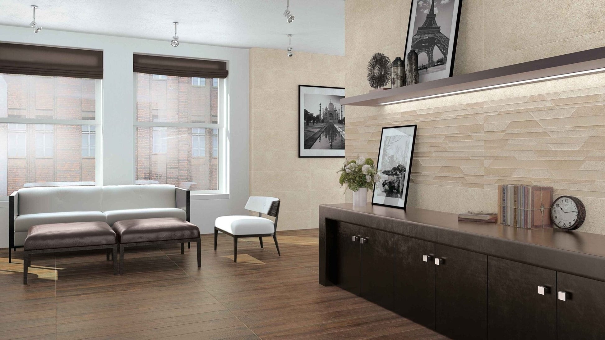 Colorker Neolith 215855 Wandtegel 316X1000 Caramel 9.7mm Mat Ret. - Mozaiektegel.com