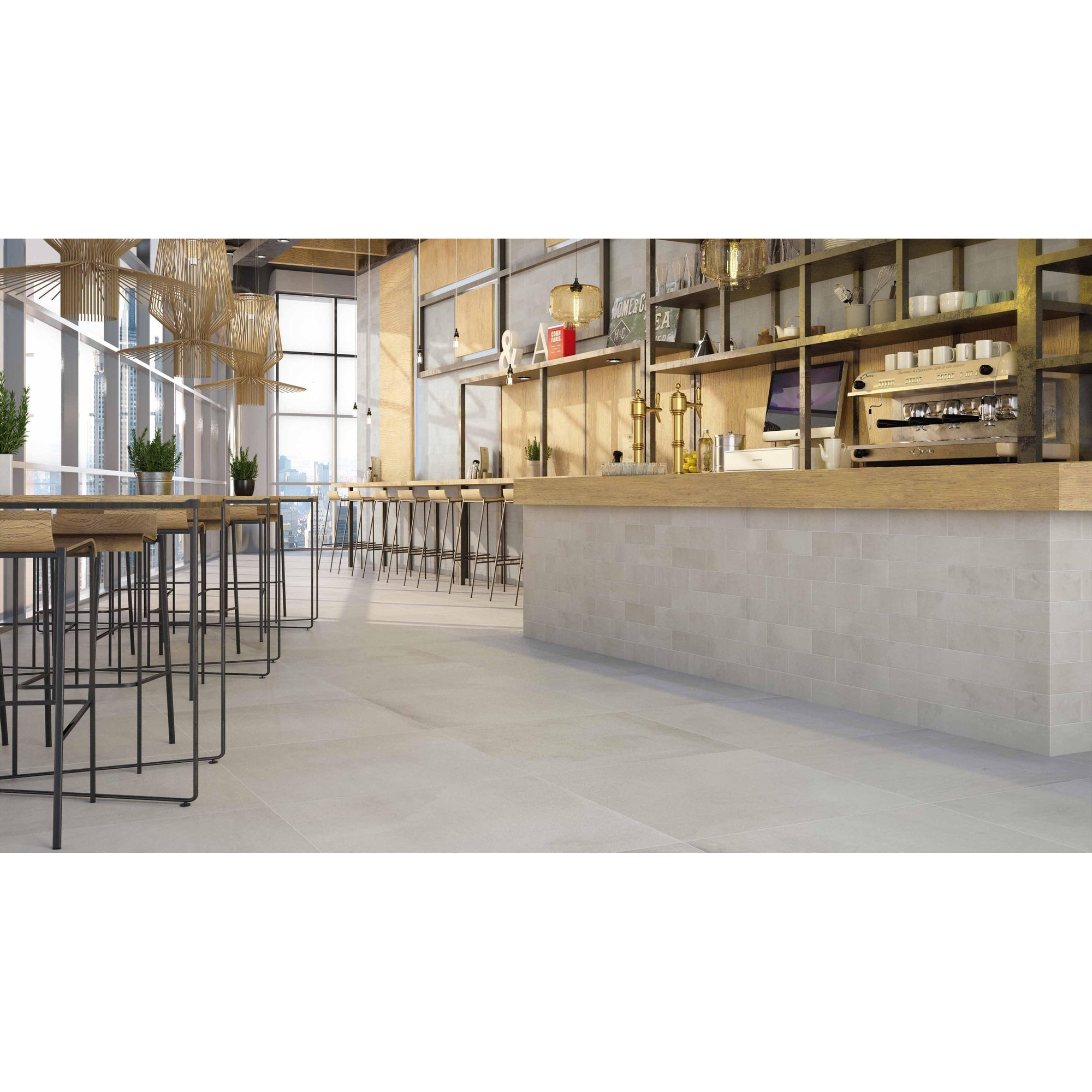 Colorker Neolith 215868 Vloertegel 595X595 Moon 9.7mm Mat Ret.R10 - Mozaiektegel.com