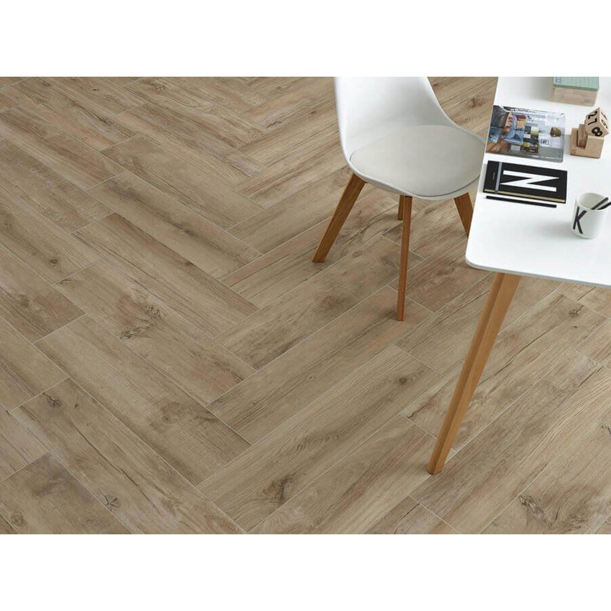 Colorker Norden 217786 Vloertegel 218X840 Natural 9.3mm Mat R10 - Mozaiektegel.com