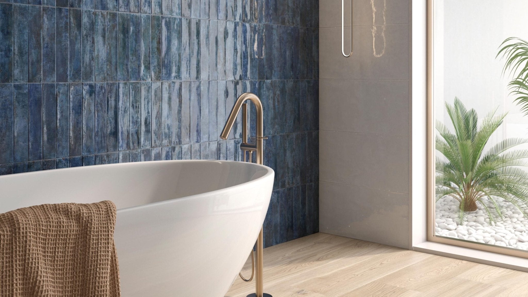 Colorker Nuance 227762 Wandtegel 295X595 Blue 10,4mm Glans Ret. - Mozaiektegel.com