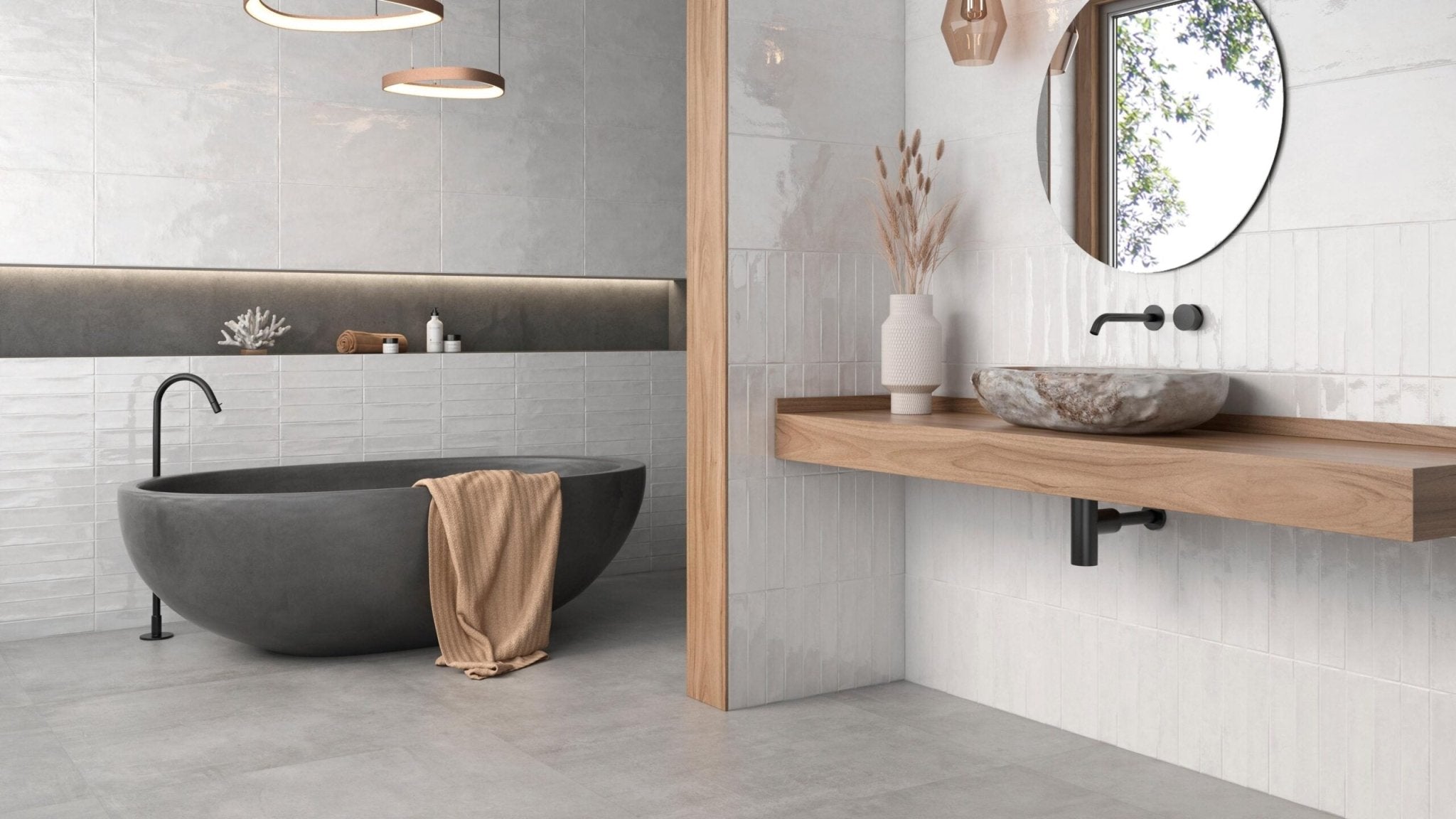 Colorker Nuance 227764 Wandtegel 295X595 White 10,4mm Glans Ret. - Mozaiektegel.com