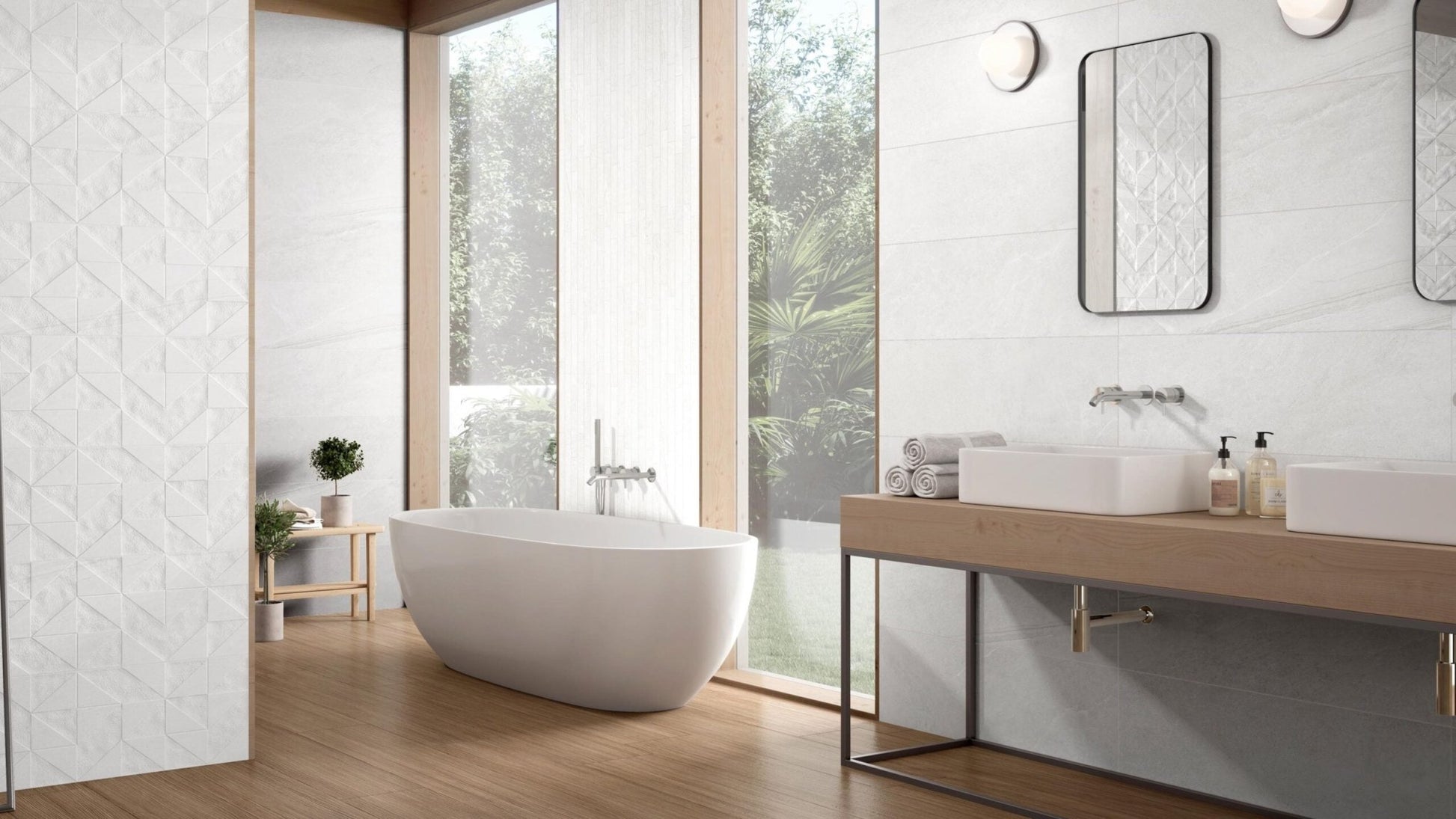 Colorker Premiere 226275 Wandtegel 316X1000 White 9,7mm Mat Ret. - Mozaiektegel.com