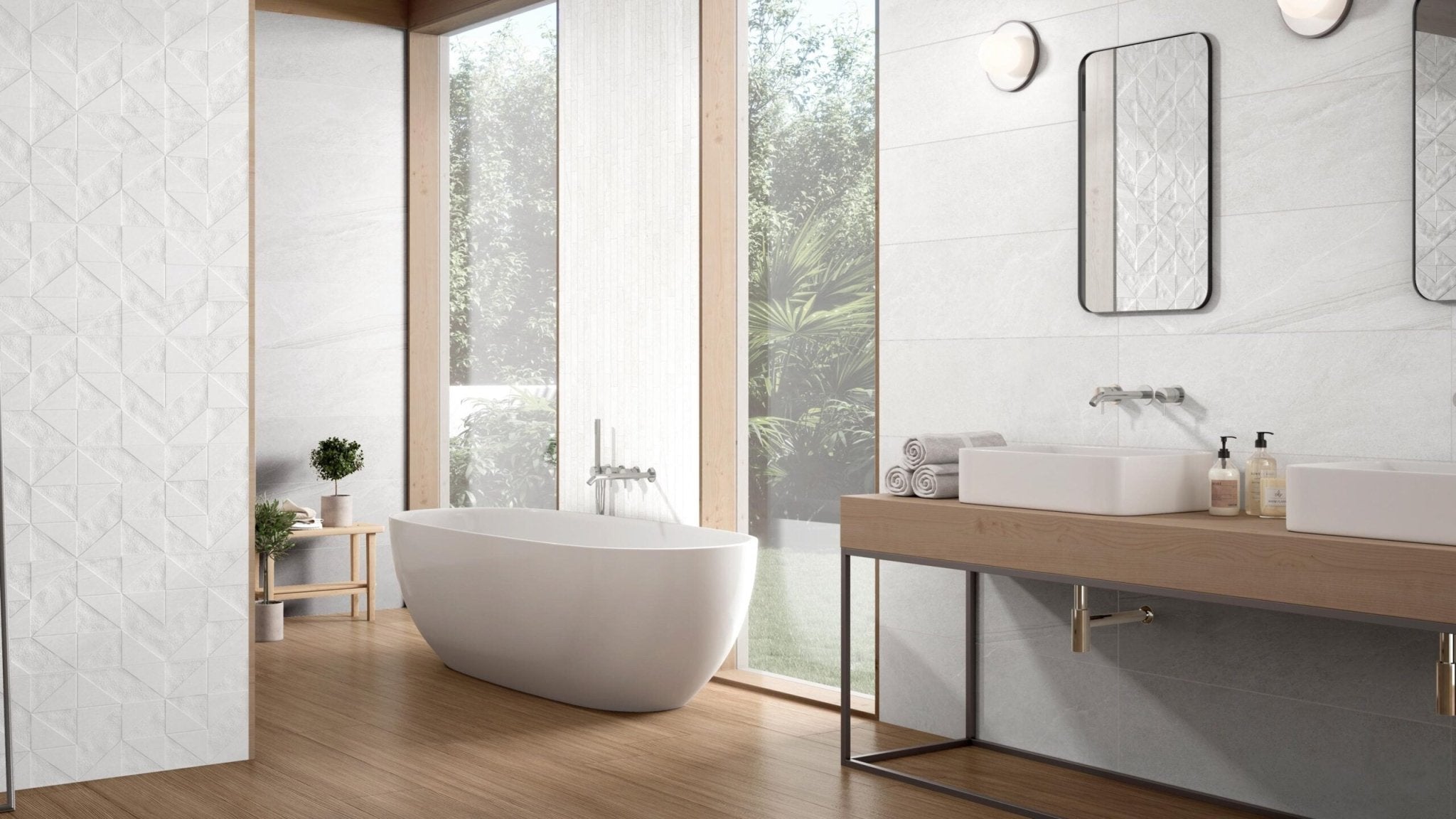 Colorker Premiere 226275 Wandtegel 316X1000 White 9,7mm Mat Ret. - Mozaiektegel.com