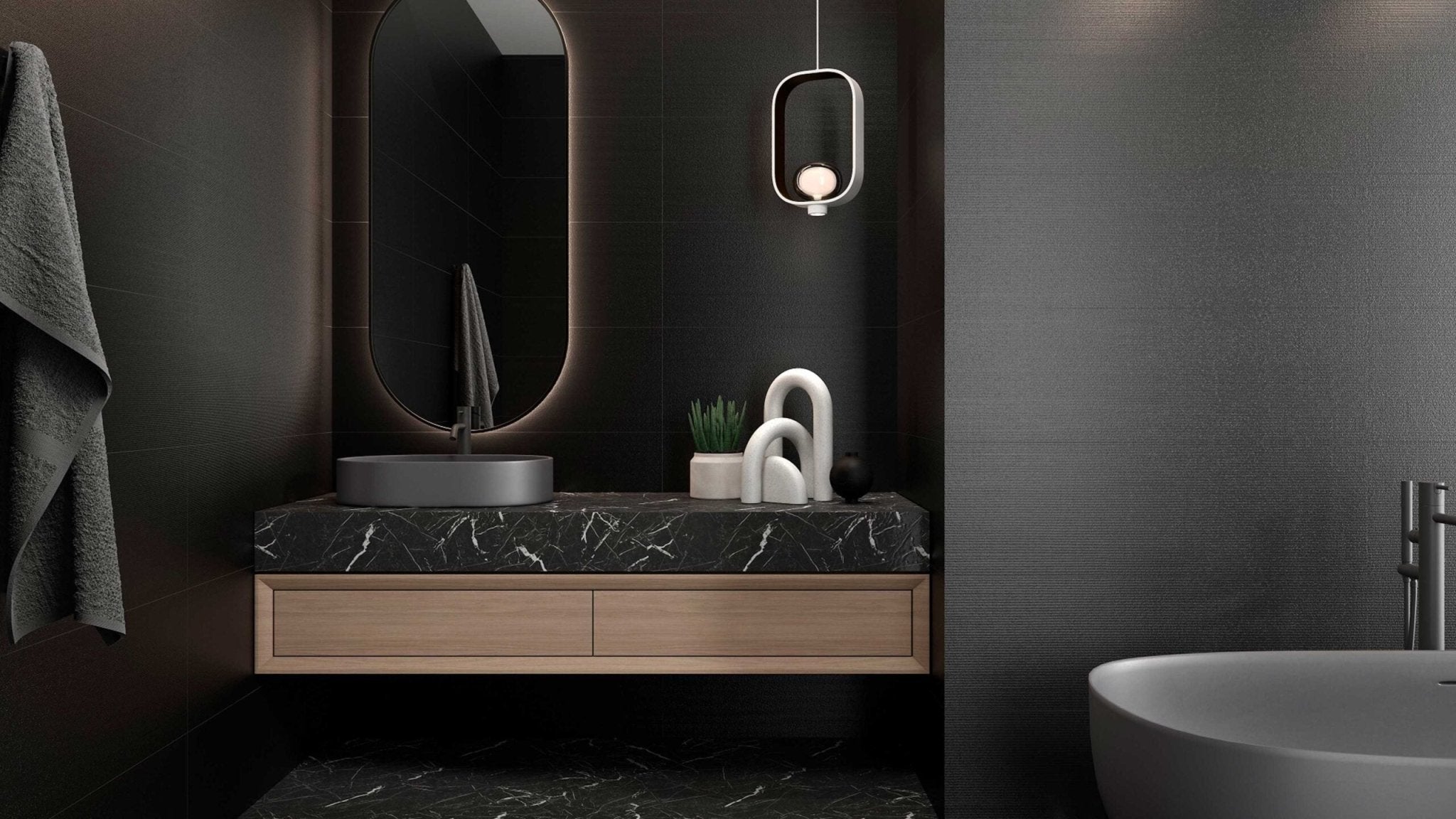 Colorker Pulsar 225156 Wandtegel 316X1000 Black 9,7mm Mat Ret. - Mozaiektegel.com