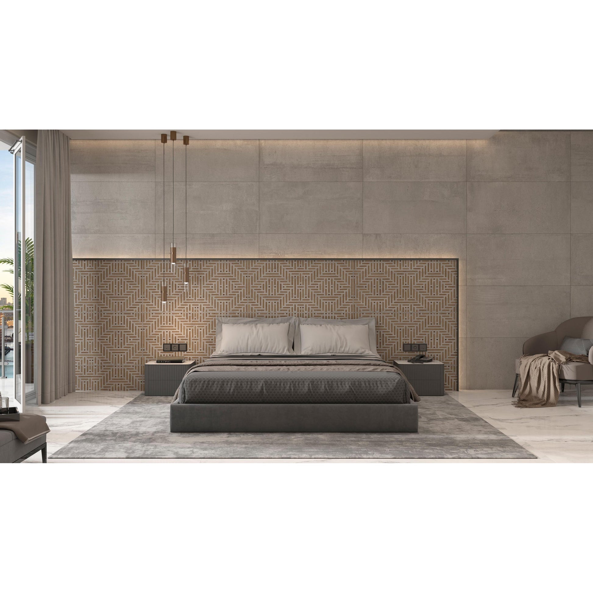 Colorker Ragnar 227748 Vloertegel 600X1200 White 8mm Mat Ret.R10 - Mozaiektegel.com