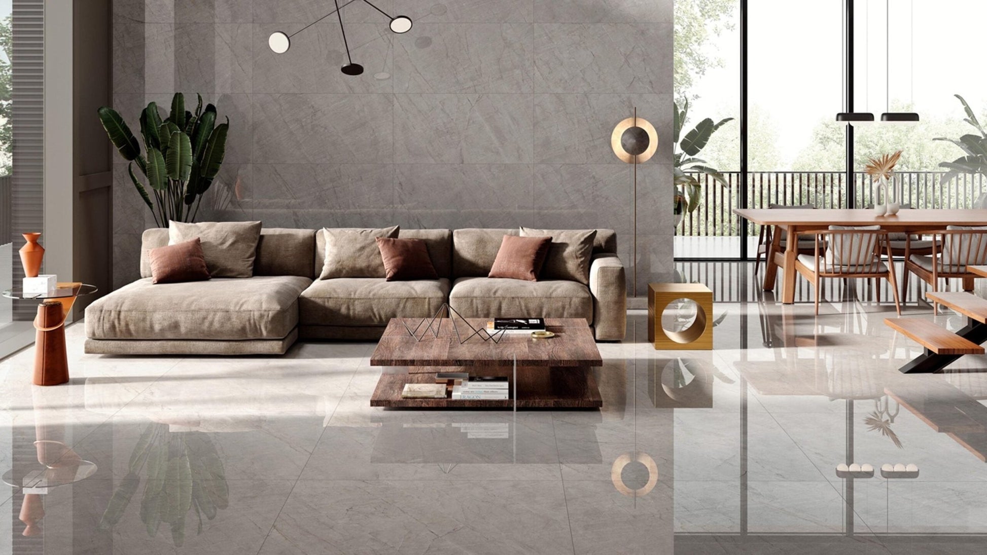 Colorker Sky 223593 Wandtegel 316X1000 Grey 9,7mm Glans Ret. - Mozaiektegel.com