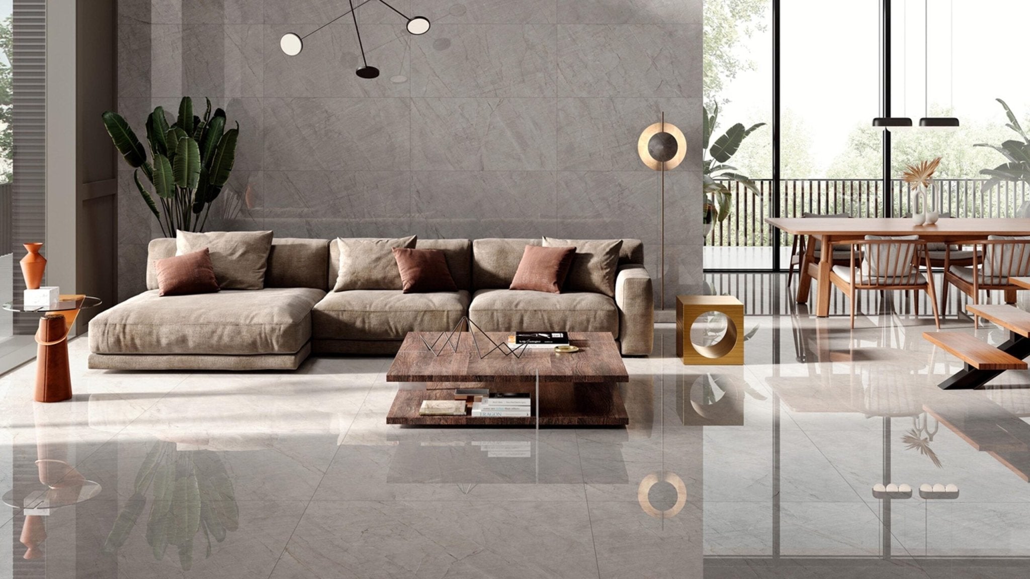 Colorker Sky 223593 Wandtegel 316X1000 Grey 9,7mm Glans Ret. - Mozaiektegel.com