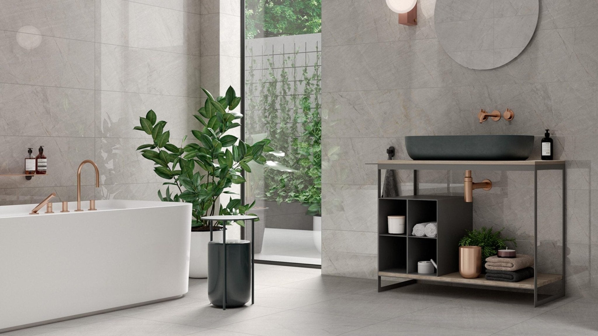 Colorker Sky 223593 Wandtegel 316X1000 Grey 9,7mm Glans Ret. - Mozaiektegel.com