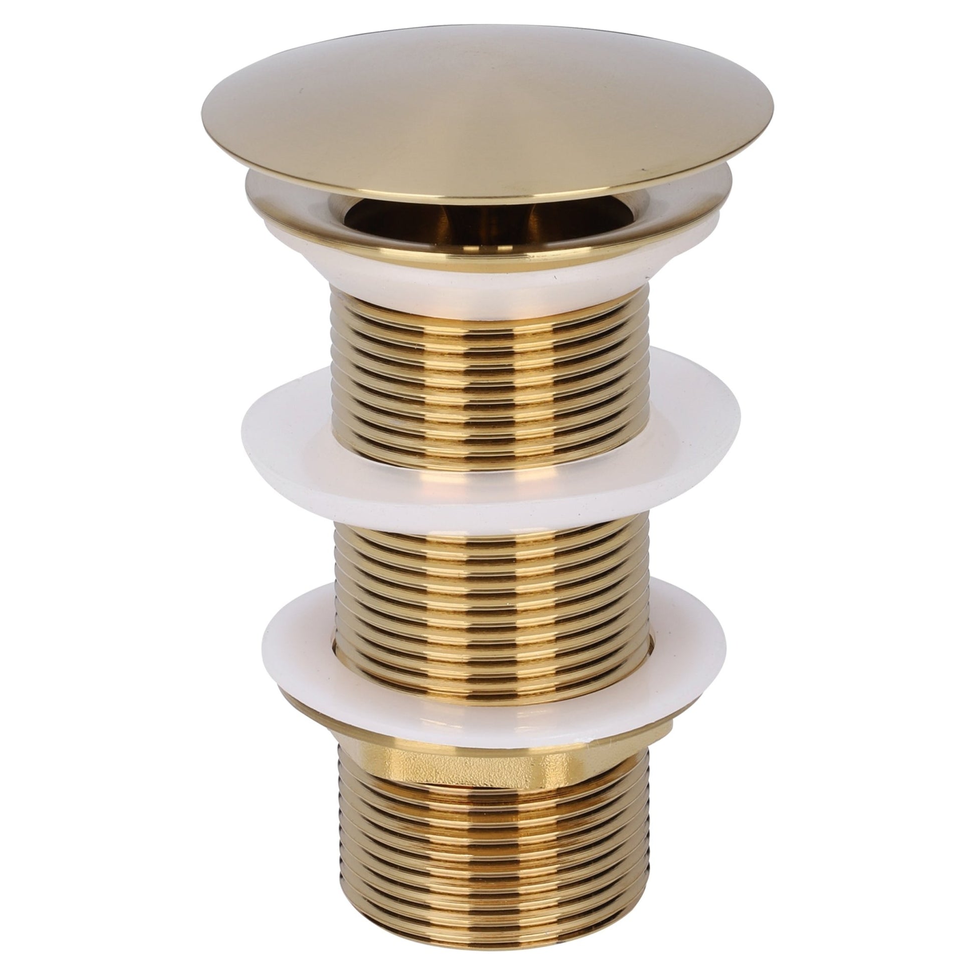 Differnz afvoerplug always open | L | mat goud | 72mm - Mozaiektegel.com