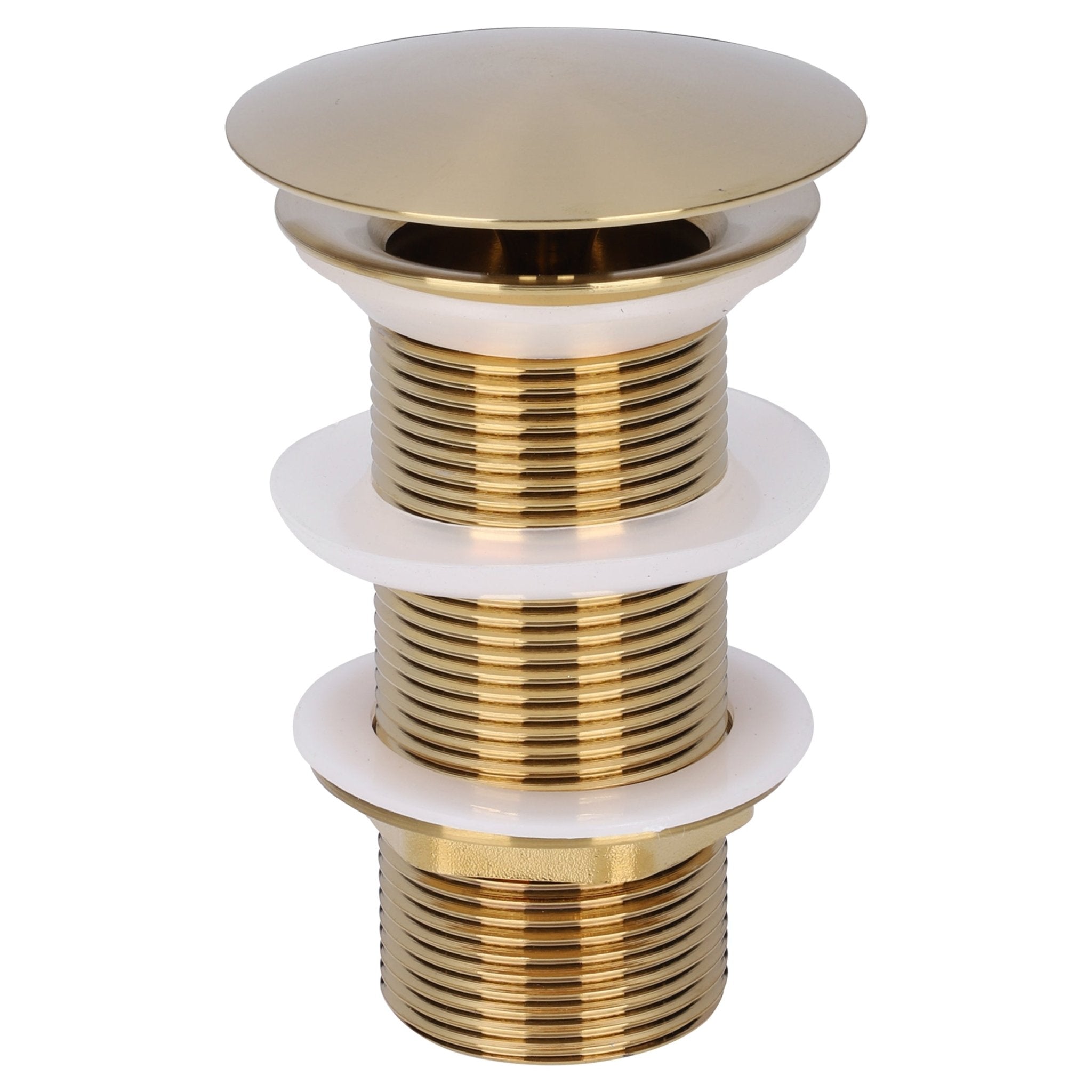 Differnz afvoerplug always open | L | mat goud | 72mm - Mozaiektegel.com