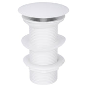 Differnz afvoerplug always open | L | mat wit | 72mm - Mozaiektegel.com