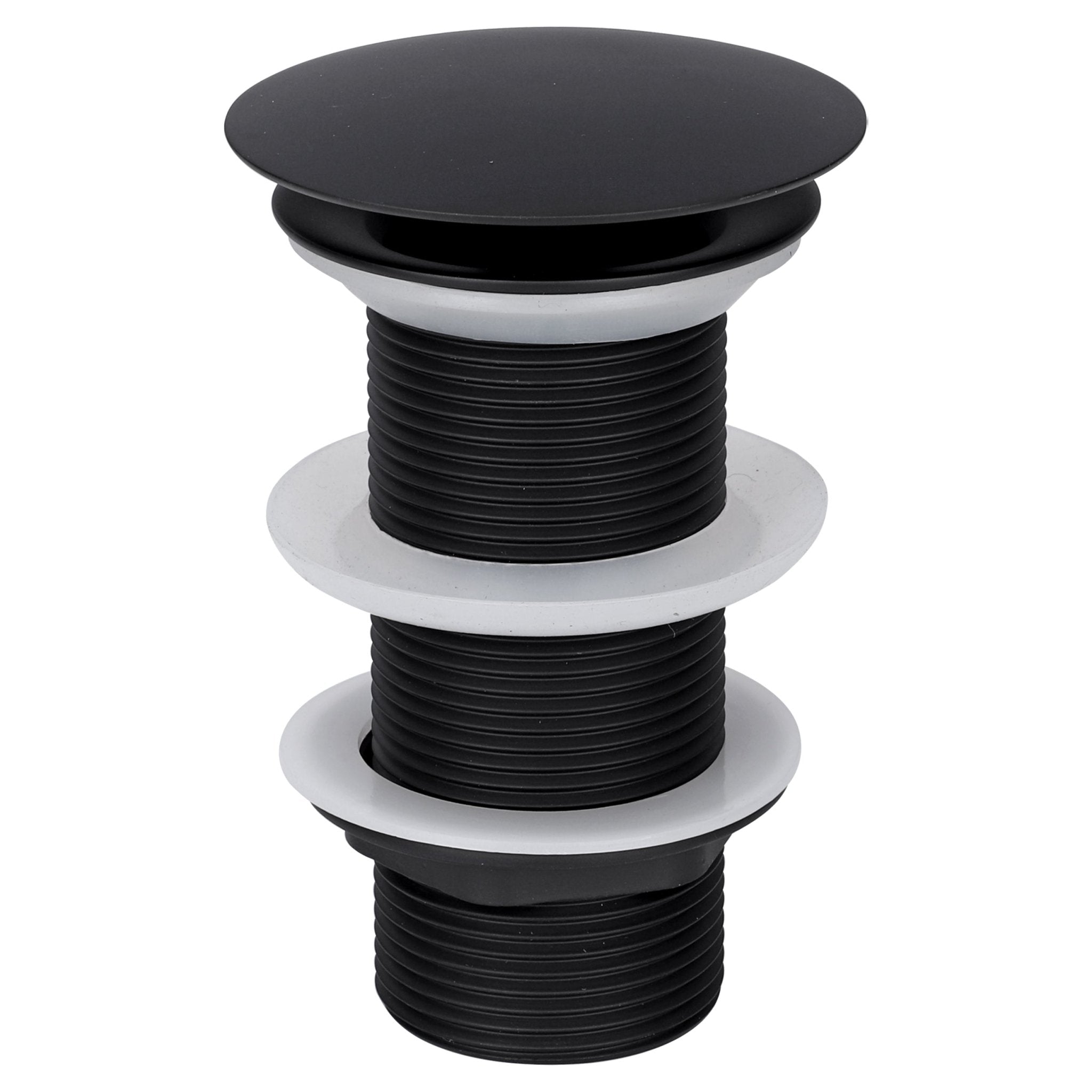 Differnz afvoerplug always open | L | mat zwart | 72mm - Mozaiektegel.com