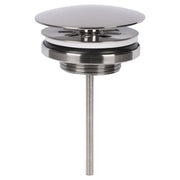 Differnz afvoerplug always open | mat chroom | 64mm - Mozaiektegel.com