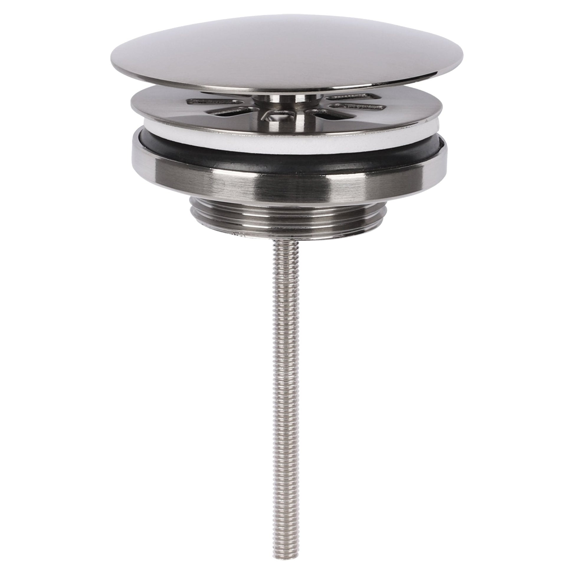 Differnz afvoerplug always open | mat chroom | 64mm - Mozaiektegel.com