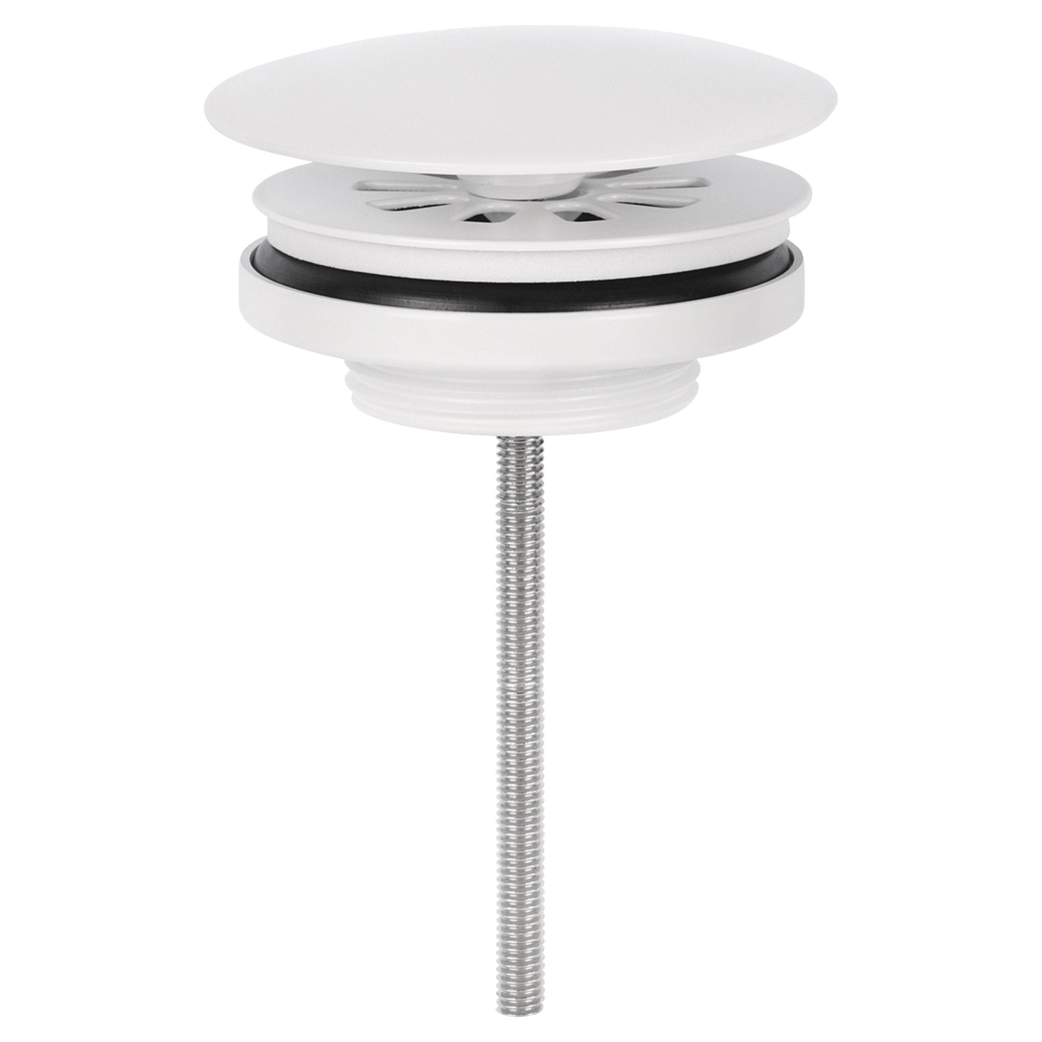 Differnz afvoerplug always open | mat wit | 72mm - Mozaiektegel.com