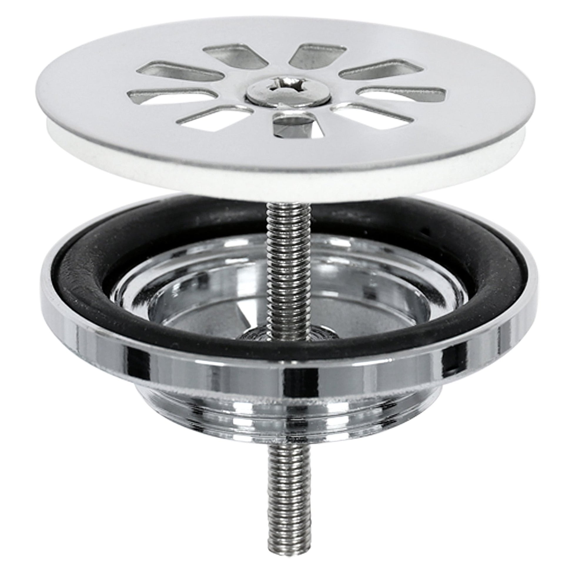 Differnz afvoerplug | chroom | 64mm - Mozaiektegel.com