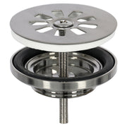 Differnz afvoerplug | mat chroom | 64mm - Mozaiektegel.com