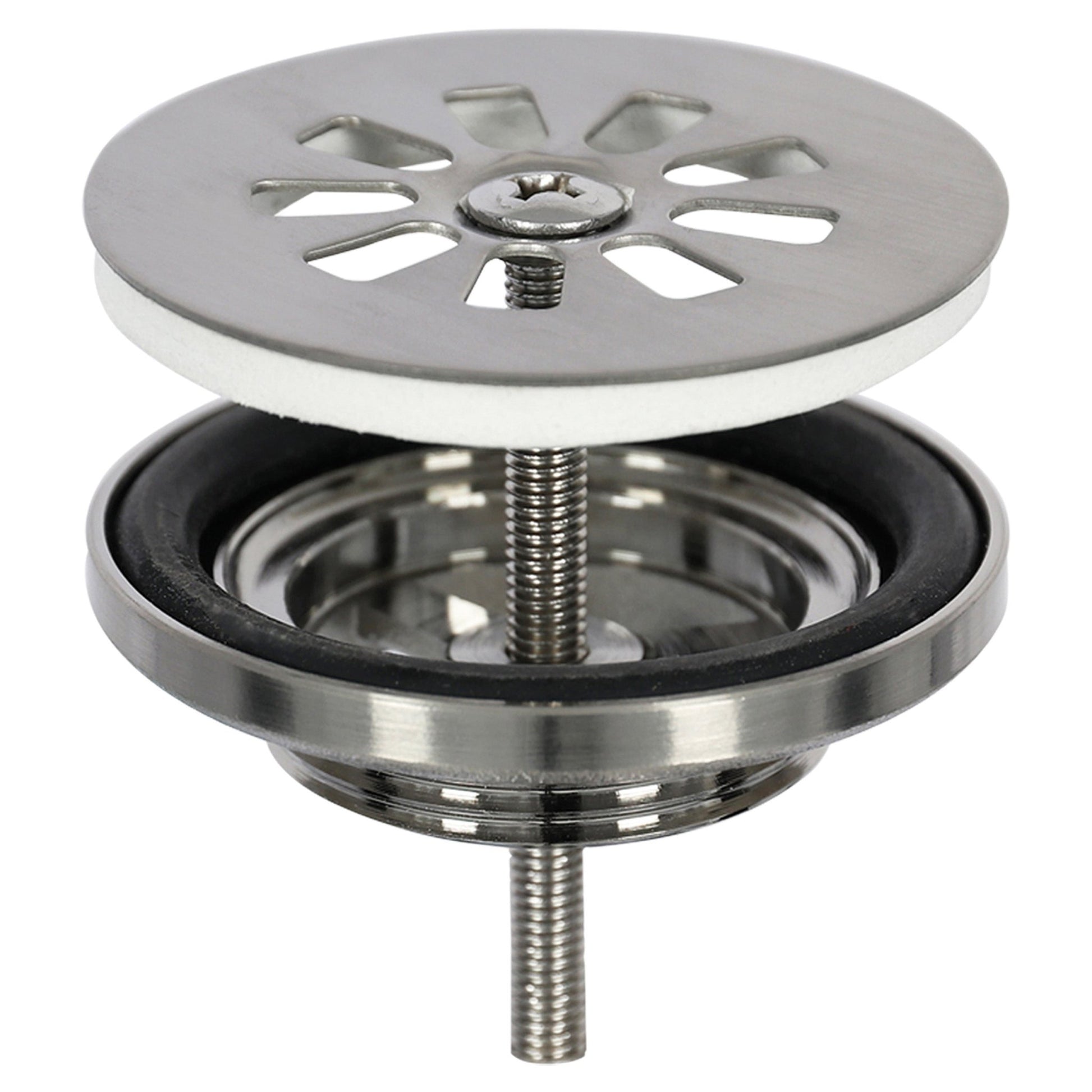 Differnz afvoerplug | mat chroom | 64mm - Mozaiektegel.com