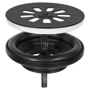 Differnz afvoerplug | mat zwart | 64mm - Mozaiektegel.com