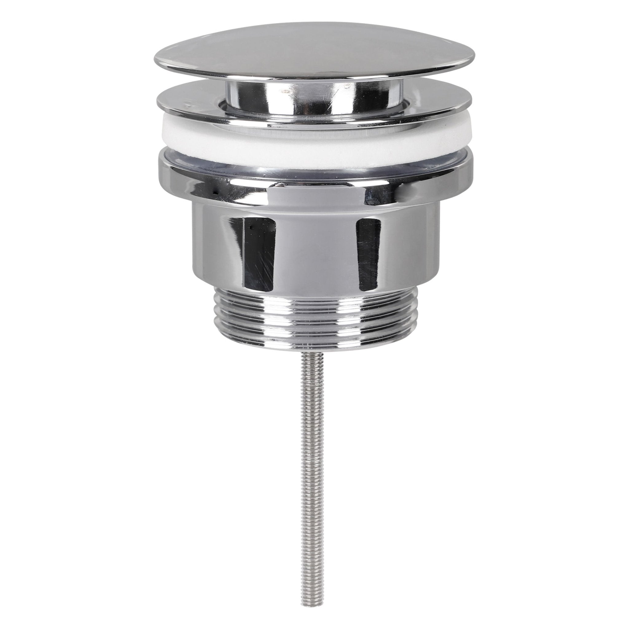 Differnz afvoerplug pop up | design | chroom | 63mm - Mozaiektegel.com
