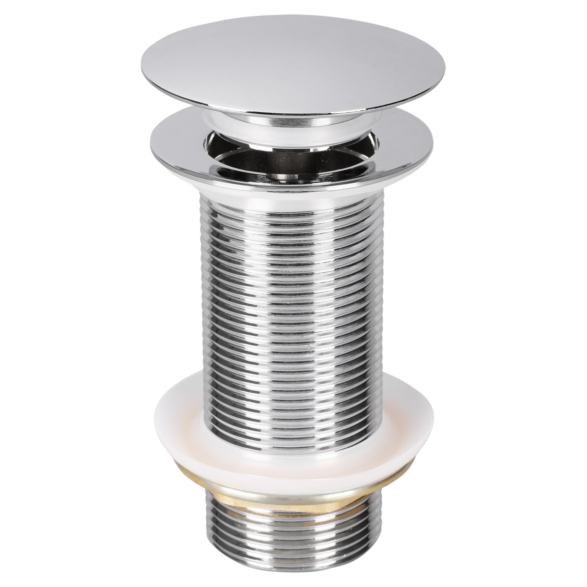 Differnz afvoerplug pop up | design | chroom | large | Ø 66 mm x 98 mm - Mozaiektegel.com