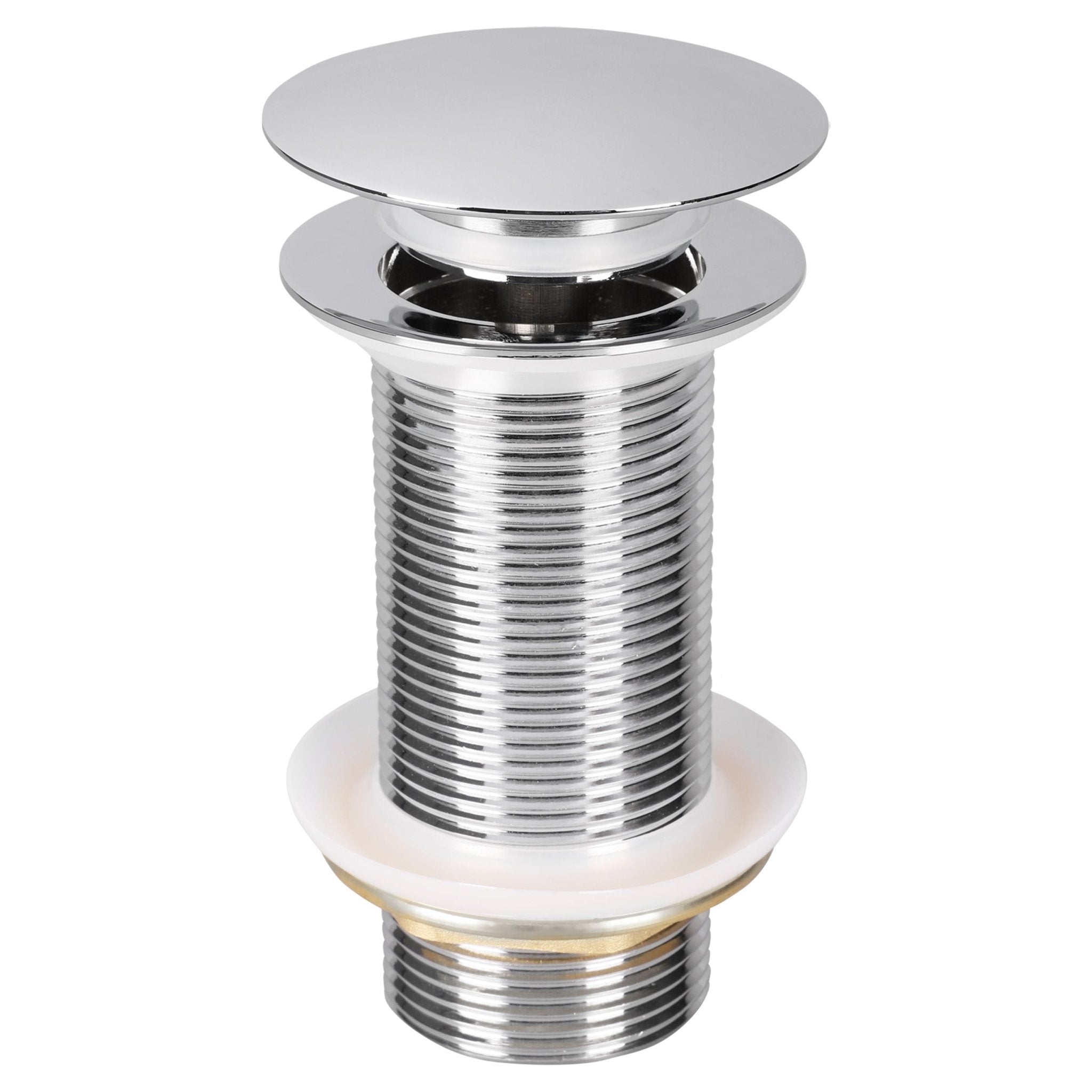 Differnz afvoerplug pop up | design | chroom | large | Ø 66 mm x 98 mm - Mozaiektegel.com